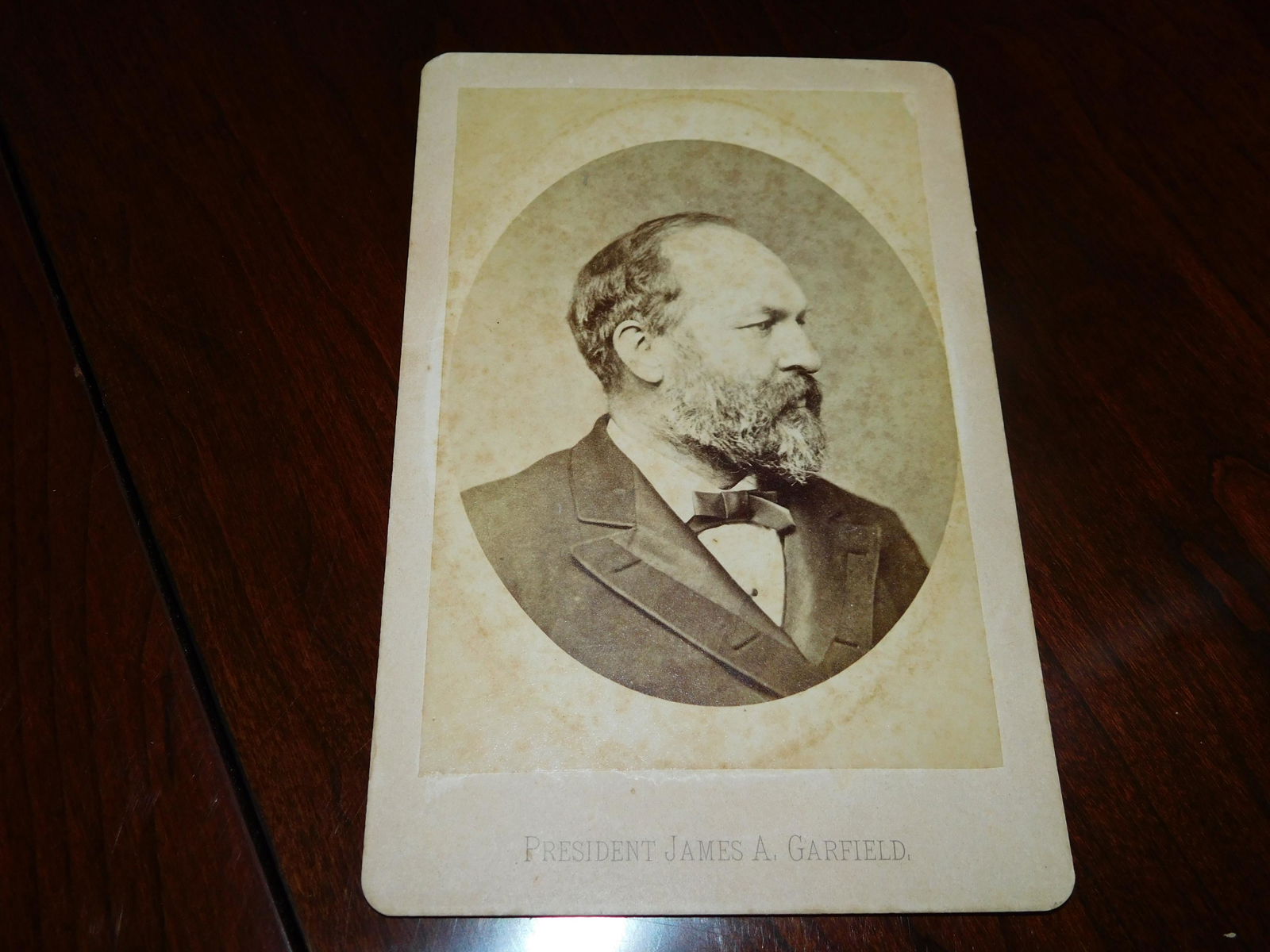 CDV of President James A Garfield (1 of 2)