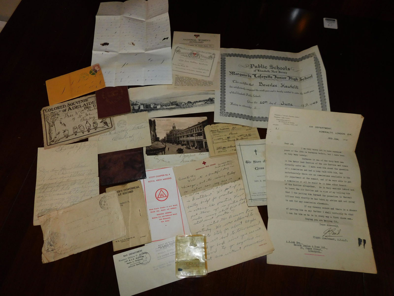 Interesting Lot of Military and Paper Items (1 of 9)