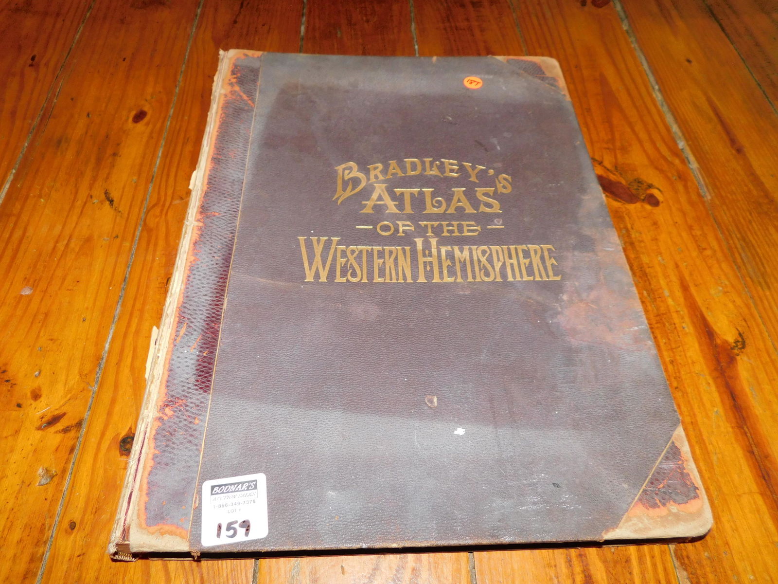 Beradley's Atlas of the Western Hemisphere 1887 (1 of 10)