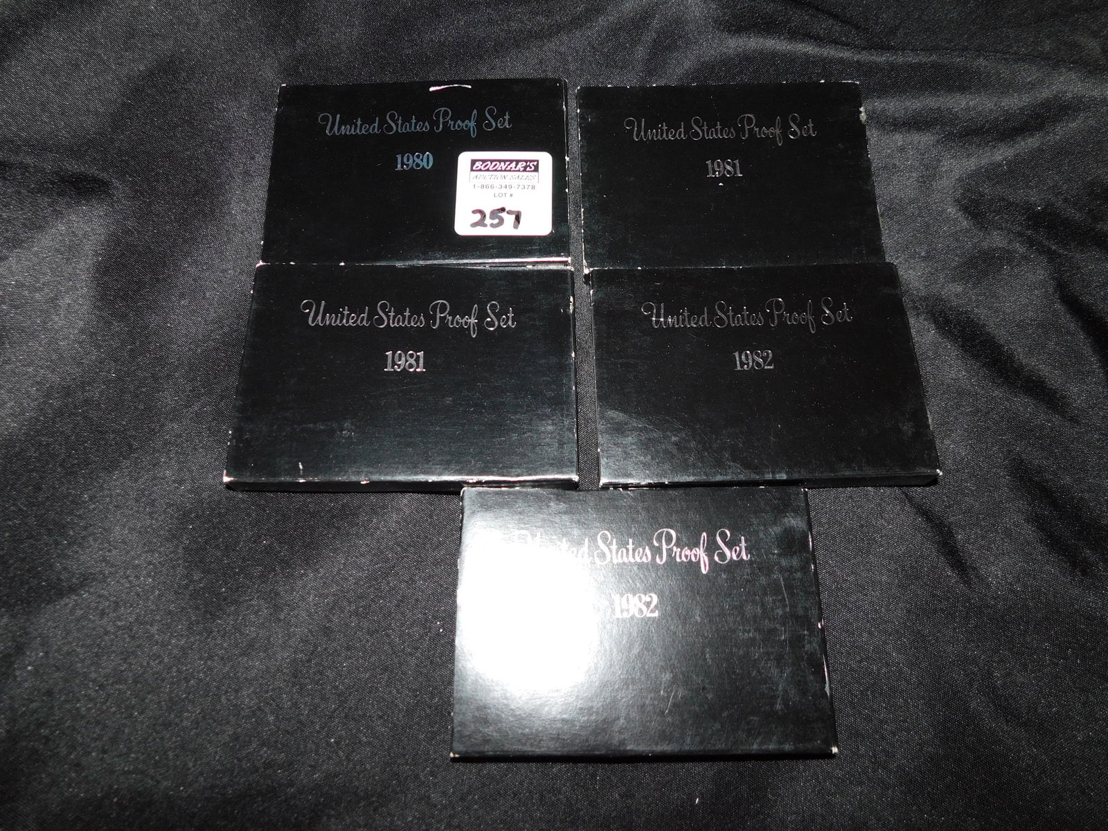 5 US Proof Sets (1 of 1)