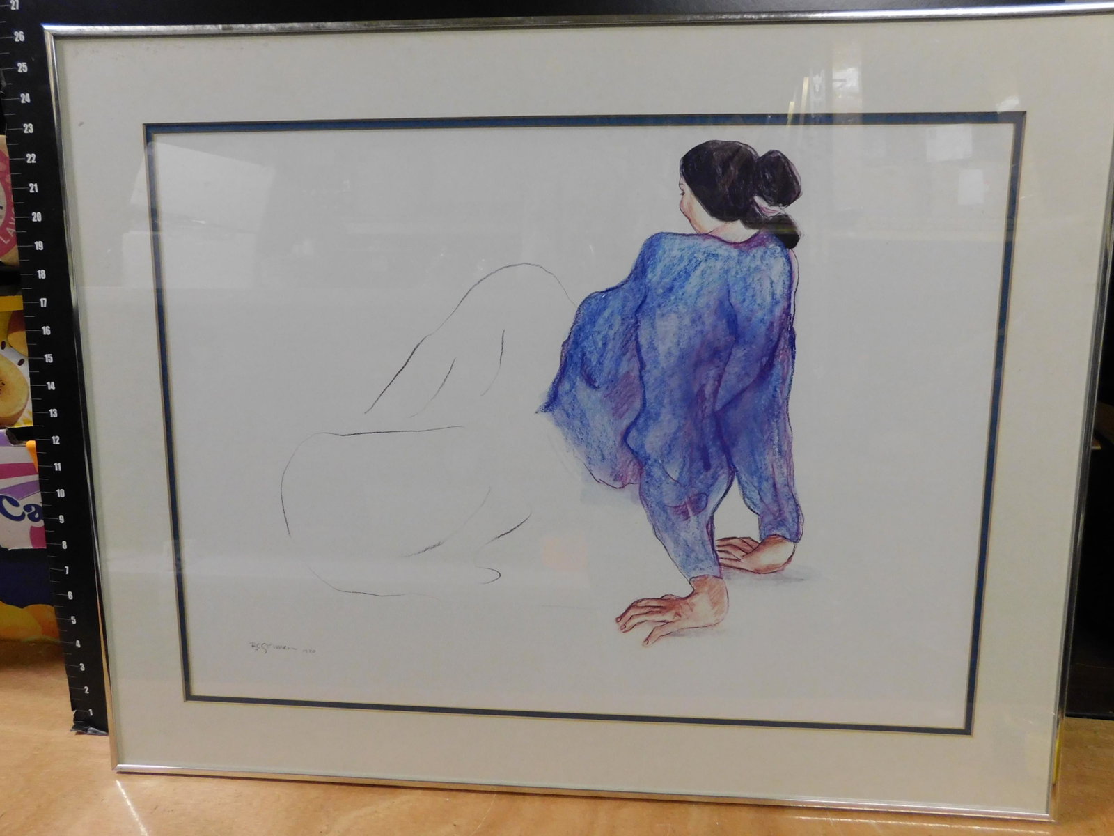 R.C. Gorman Reclining Woman Print: R.C. Gorman Reclining Woman print. Measures You are bidding at a live sale, please read the terms and conditions. We are offering contact-less pick ups at our South Brunswick location by APPOINTMENT O