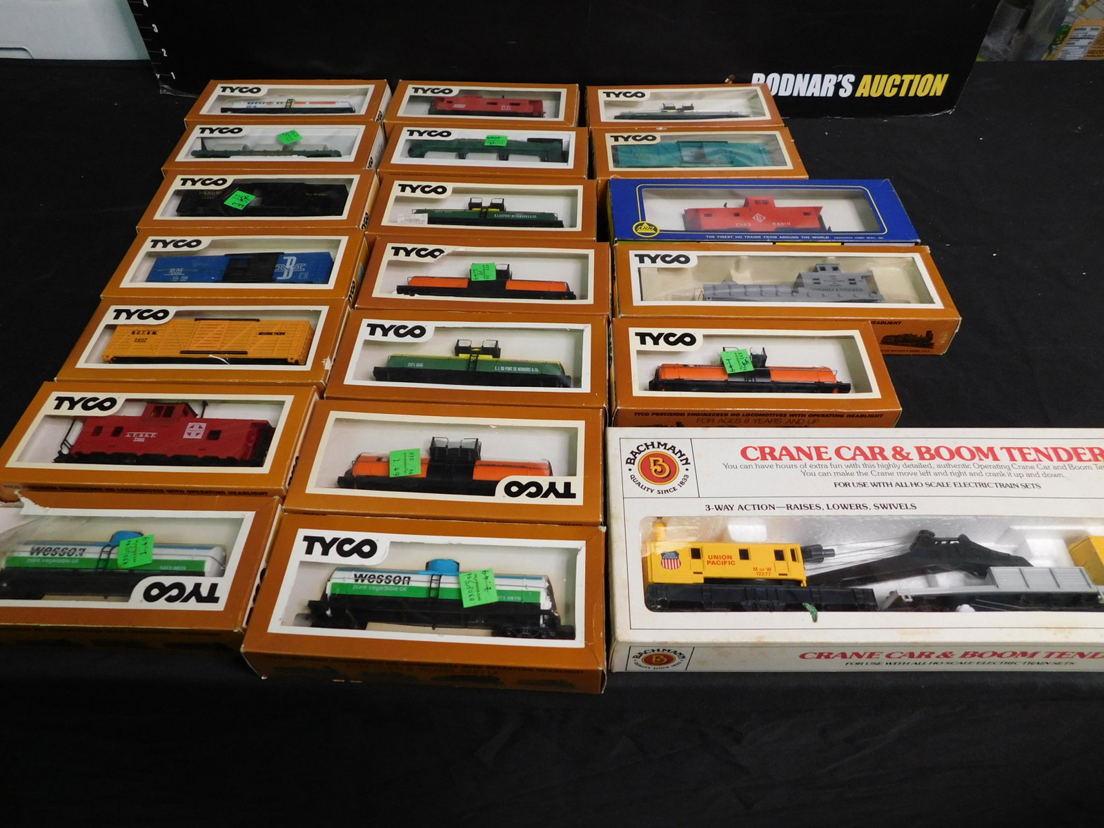 Group Lot of 20 HO Scale Trains: Group Lot of 20 HO Scale Trains. All Rolling Stock. Mostly TYCO. You are bidding at a live sale, please read the terms and conditions. We are offering contact-less pick ups at our South Brunswick loca