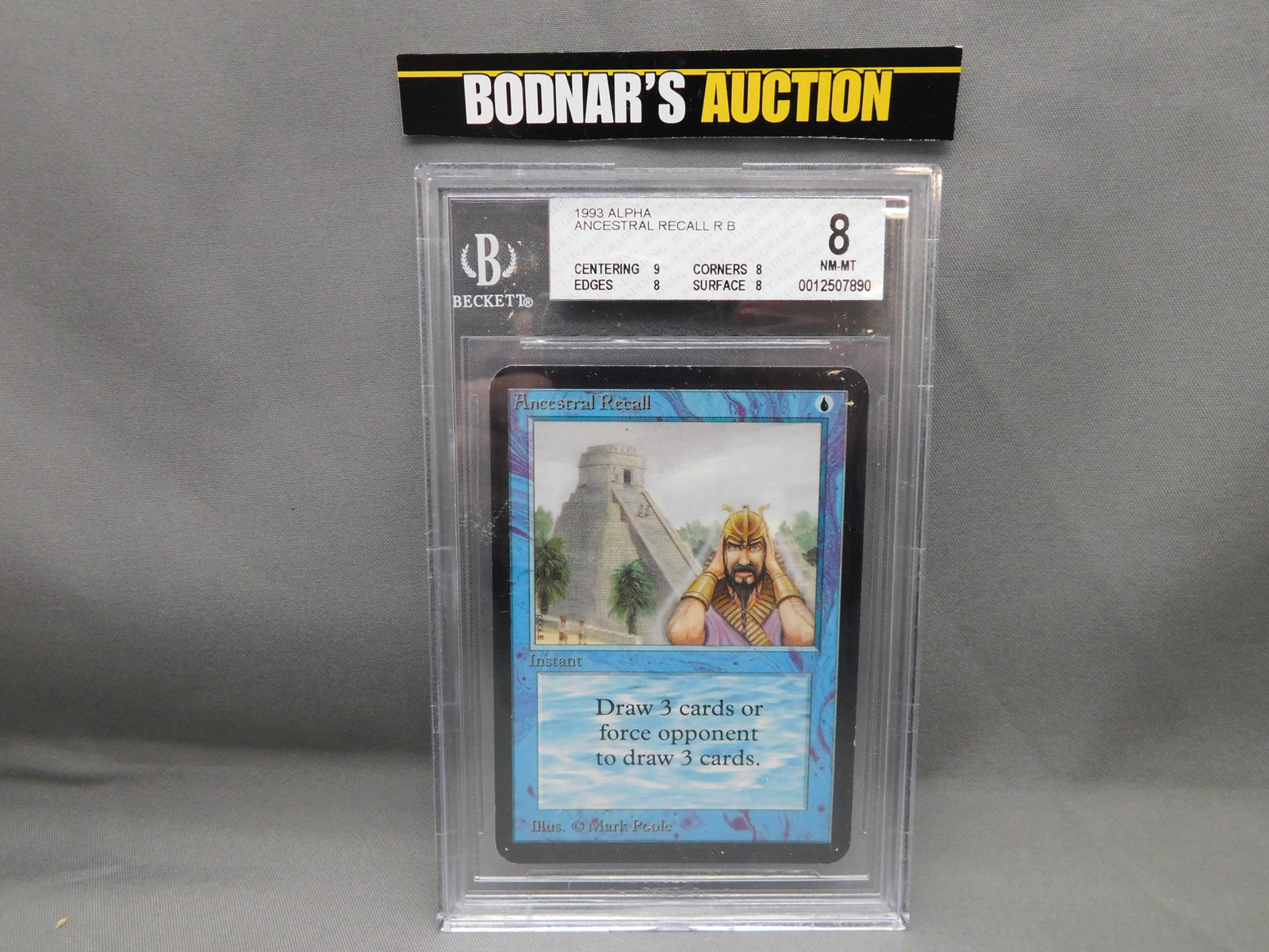 MTG Ancestral Recall 1993 Alpha - BGS Graded (1 of 3)