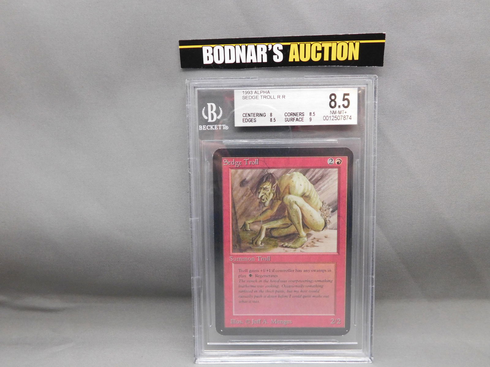 MTG Sedge Troll 1993 Alpha - BGS Graded (1 of 3)