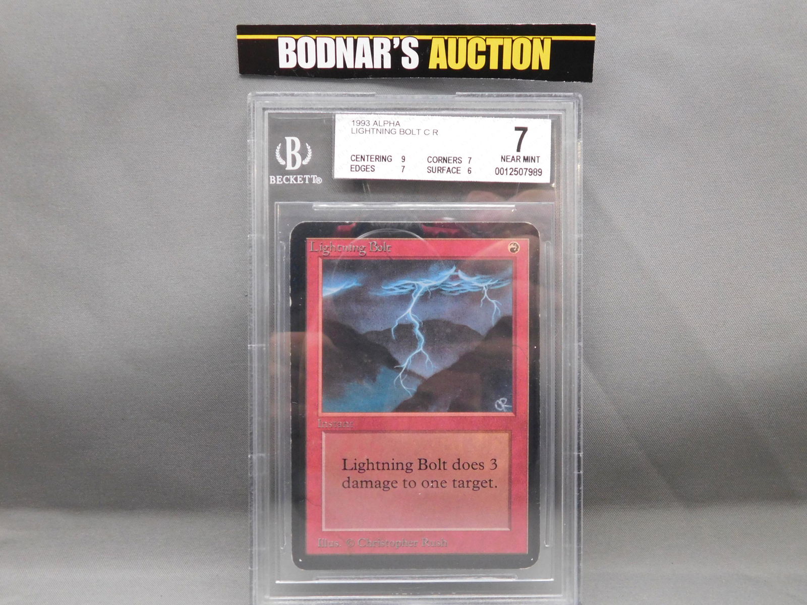 MTG Lightning Bolt 1993 Alpha - BGS Graded (1 of 3)