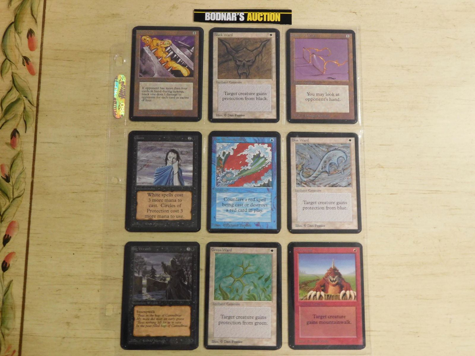 Lot of 9 MTG Alpha Set Cards - 1993 (1 of 4)