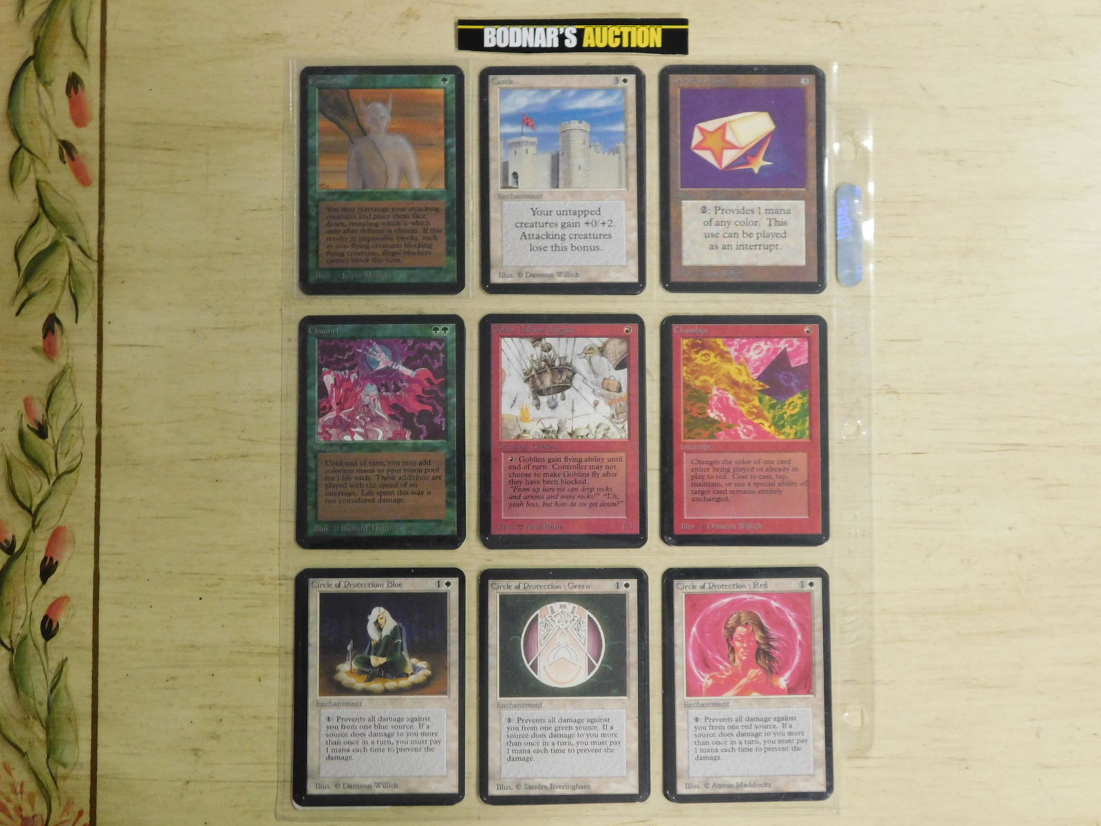 Lot of 9 MTG Alpha Set Cards - 1993 (1 of 4)