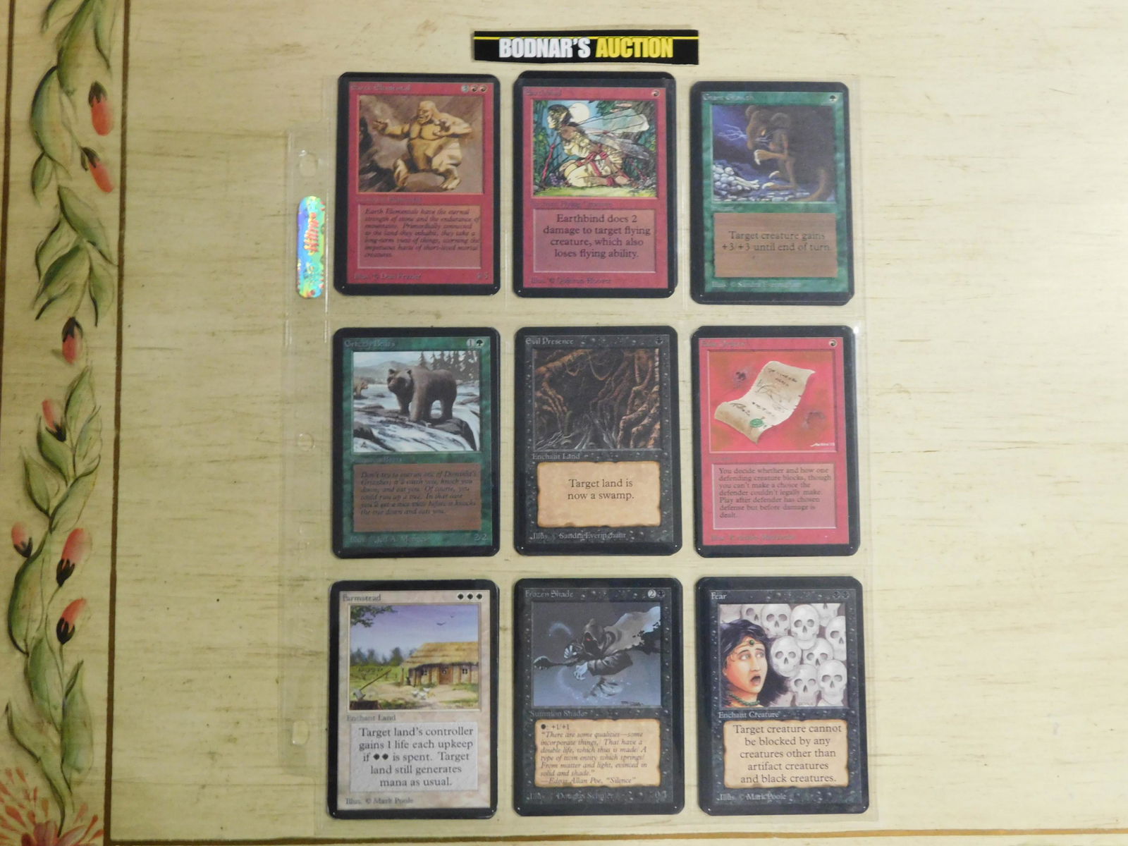 Lot of 9 MTG Alpha Set Cards - 1993 (1 of 4)