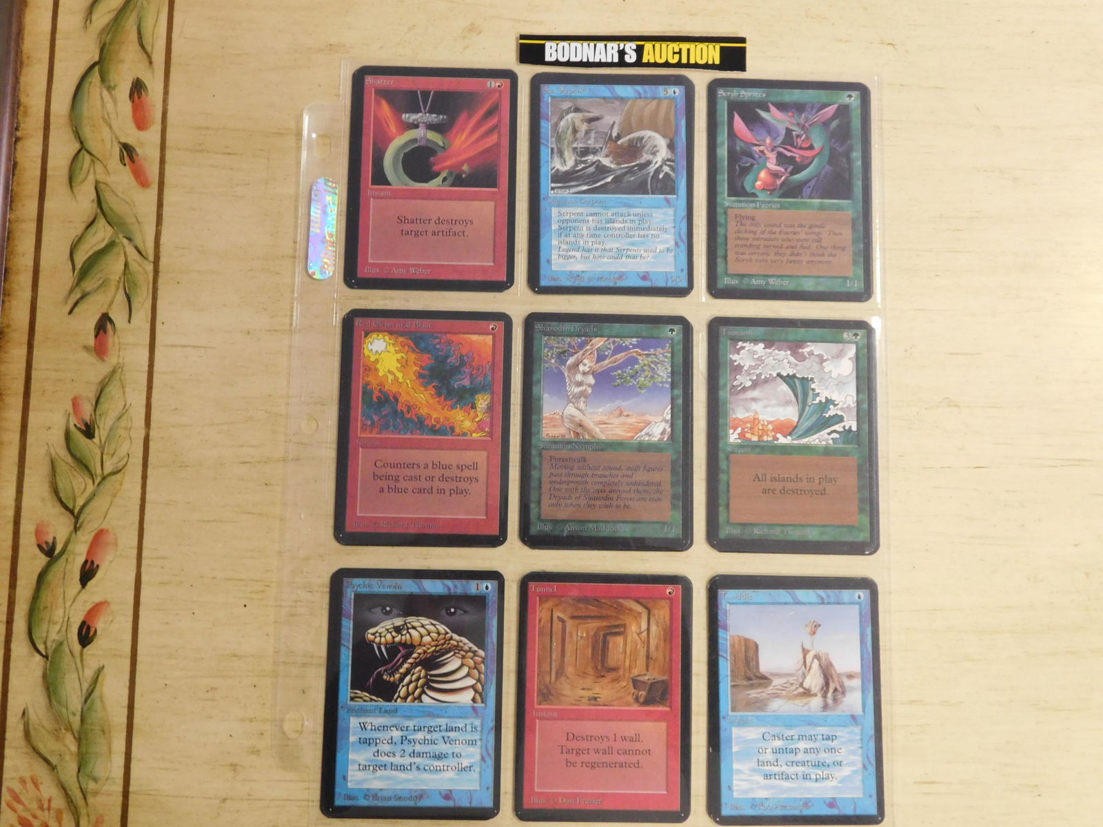 Lot of 9 MTG Alpha Set Cards - 1996 (1 of 4)