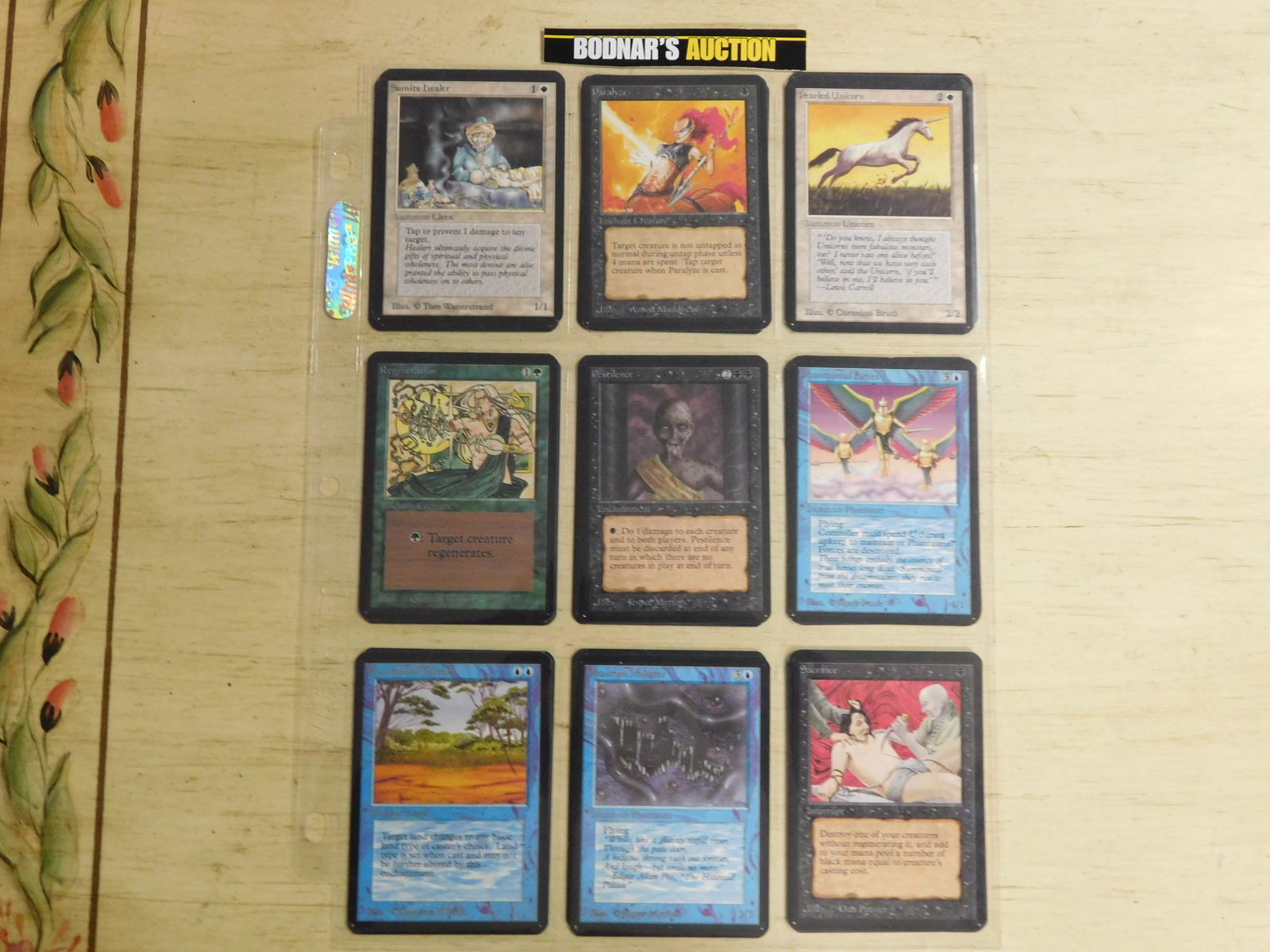 Lot of 9 MTG Alpha Set Cards - 1998 (1 of 4)