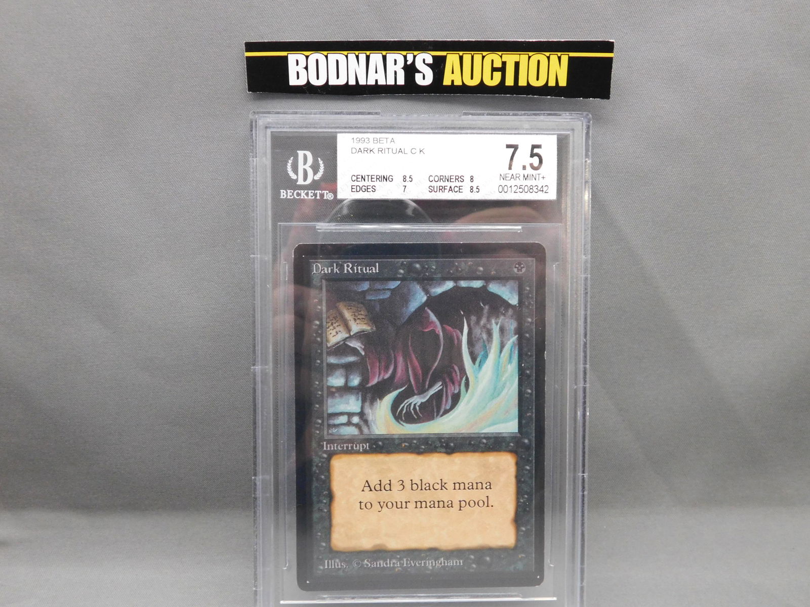 MTG Dark Ritual 1993 Beta - BGS Graded (1 of 3)