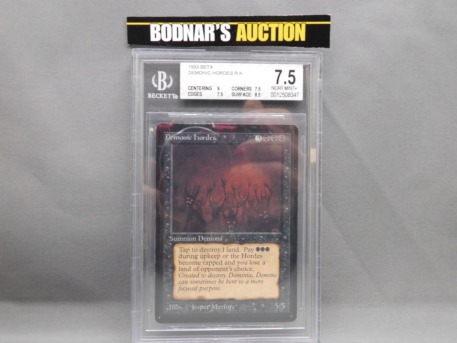 MTG Demonic Hordes 1993 Beta - BGS Graded (1 of 3)