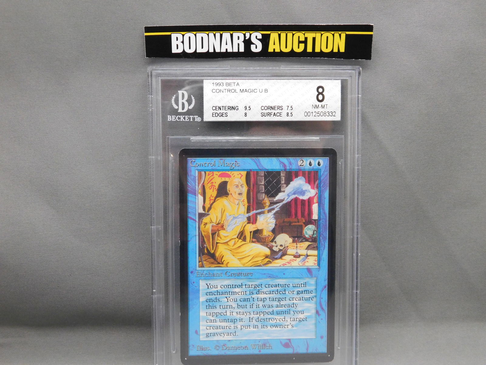 Mtg Control Magic 1993 Beta Bgs Graded Feb 18 21 Bodnar S Auction Sales In Nj