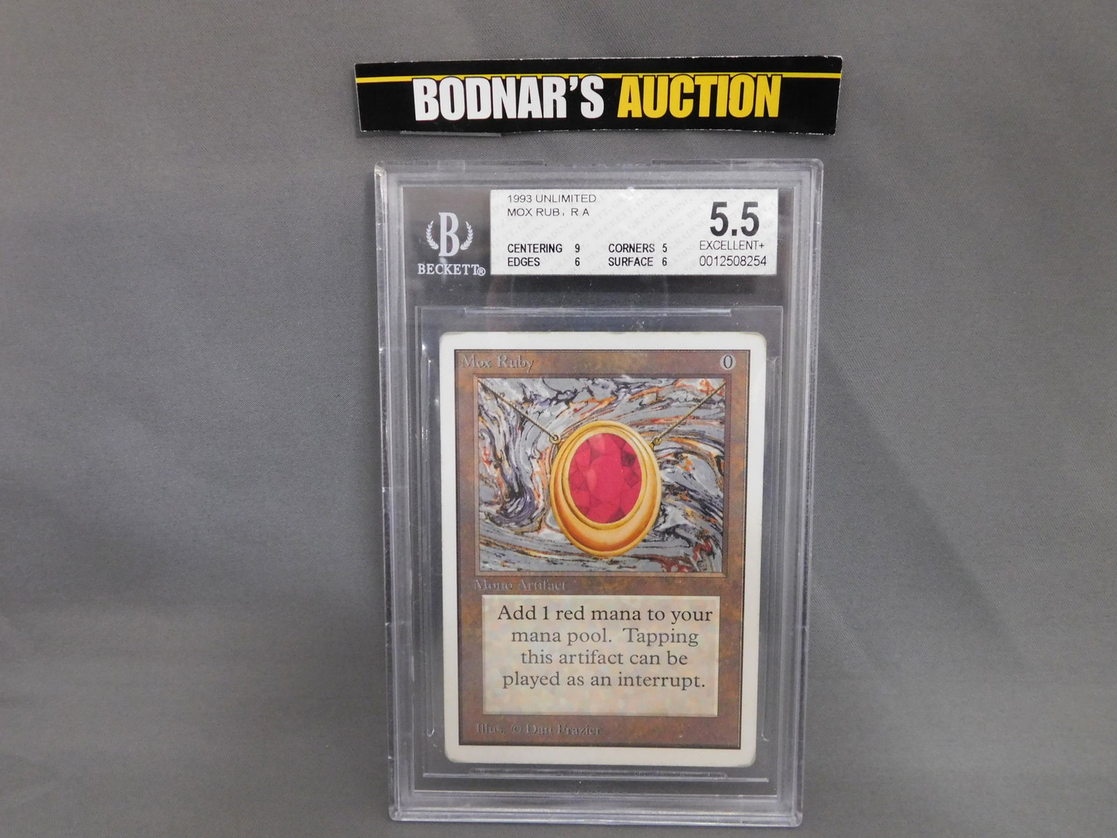 MTG Mox Ruby 1993 Unlimited - BGS Graded (1 of 3)