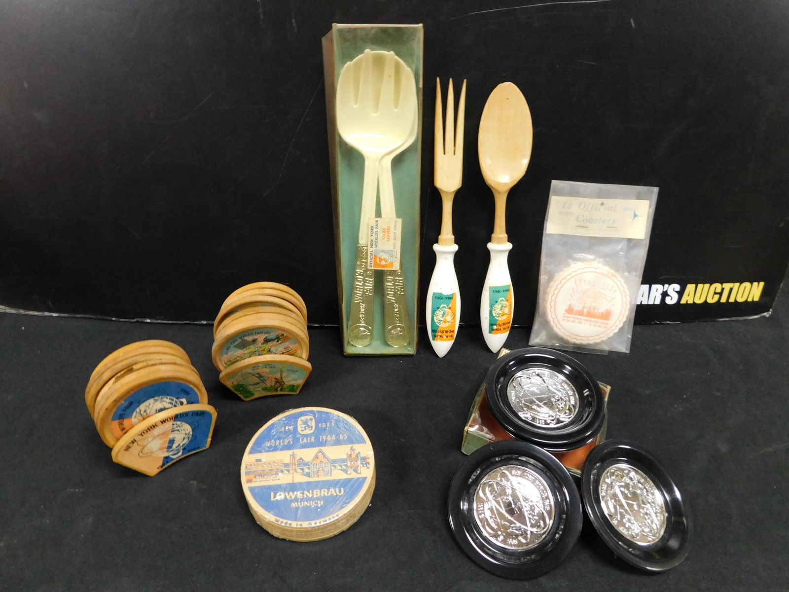 1964 New York World's Fair Coasters and Kitchen Spoons (1 of 6)