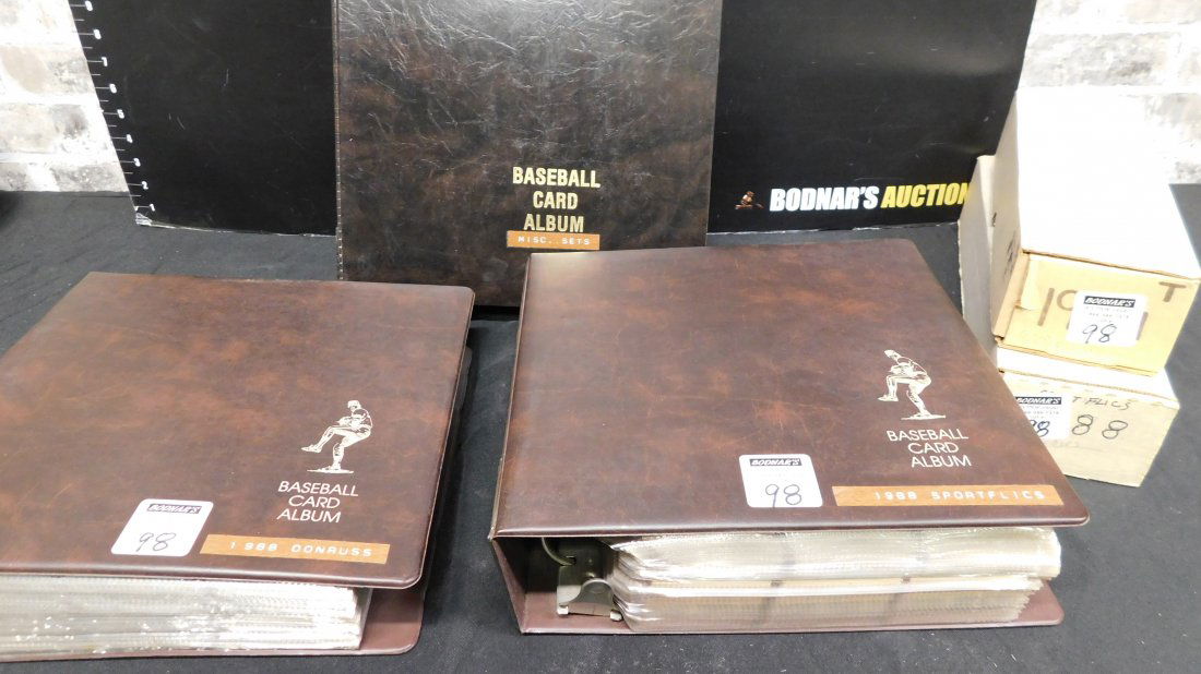 Lot of 3 Binders of Baseball Cards - 1988 Complete Sets (1 of 7)