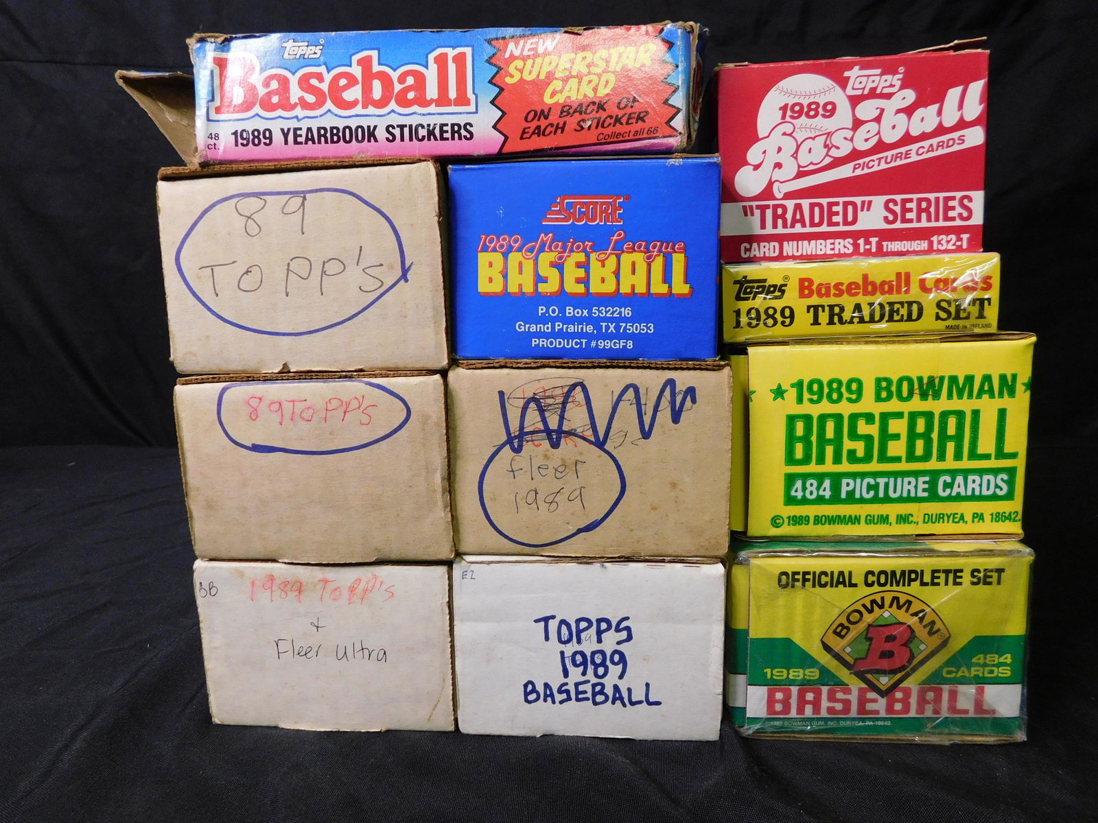 Lot of 1989 Baseball Cards (1 of 10)