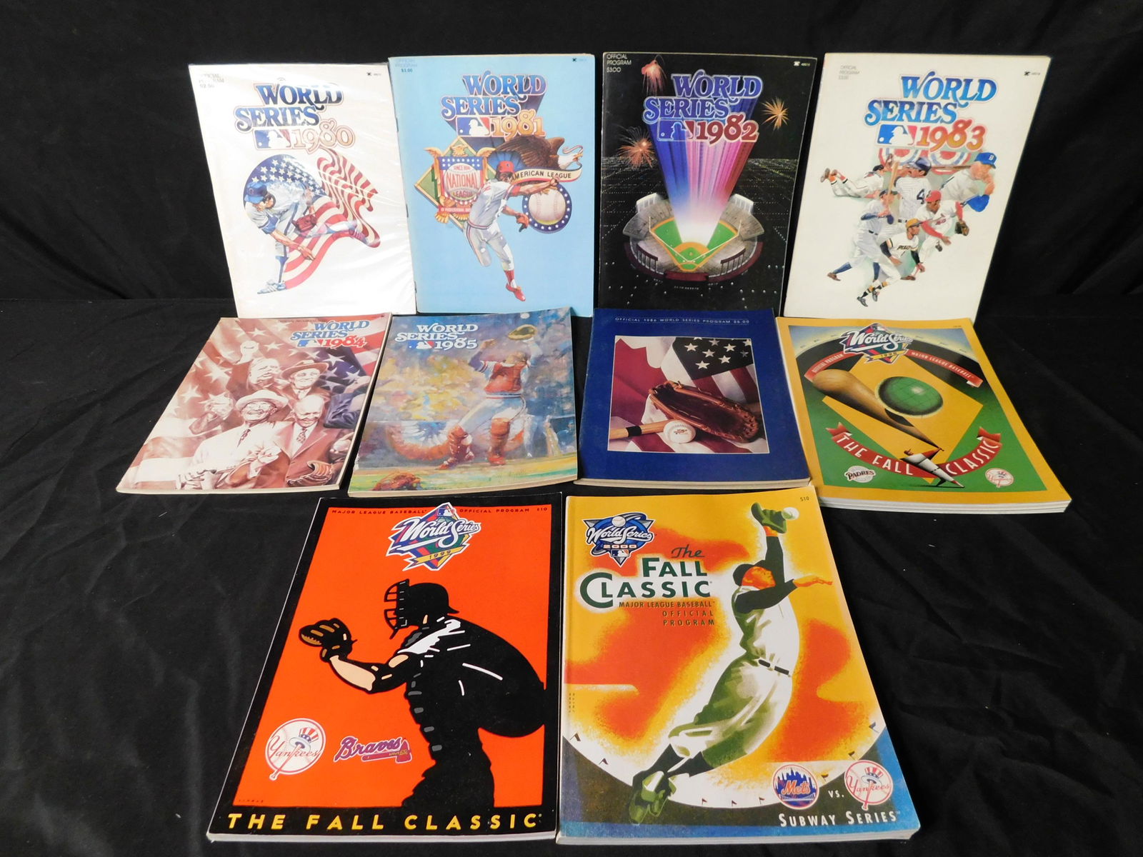 Lot of World Series Programs - 80's, 90's and Subway (1 of 6)