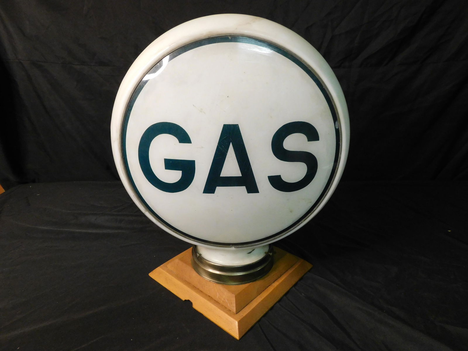 Antique Glass Gas Light- AS-IS (1 of 4)