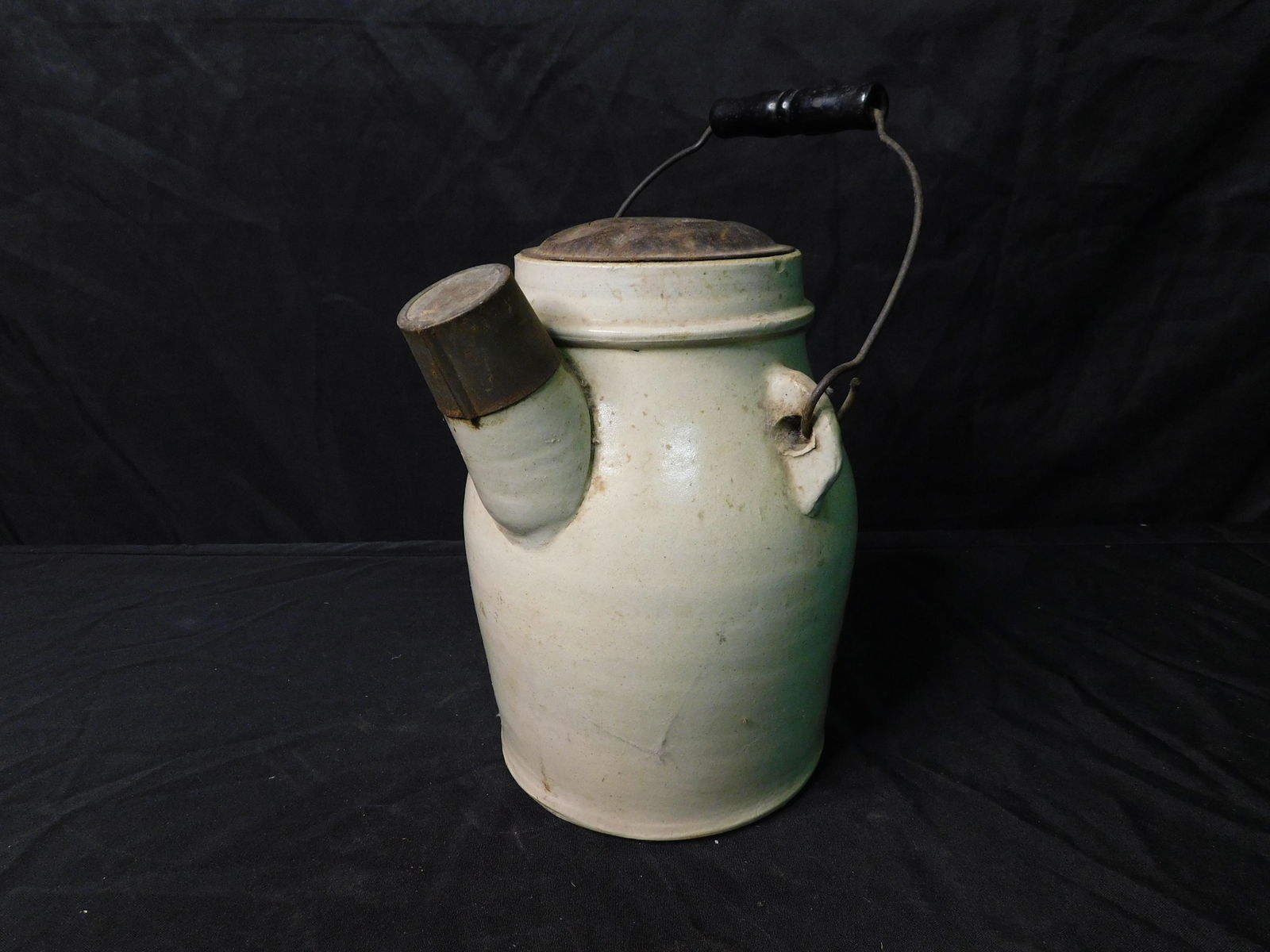 Stoneware Pottery Crock Style Jug (1 of 4)