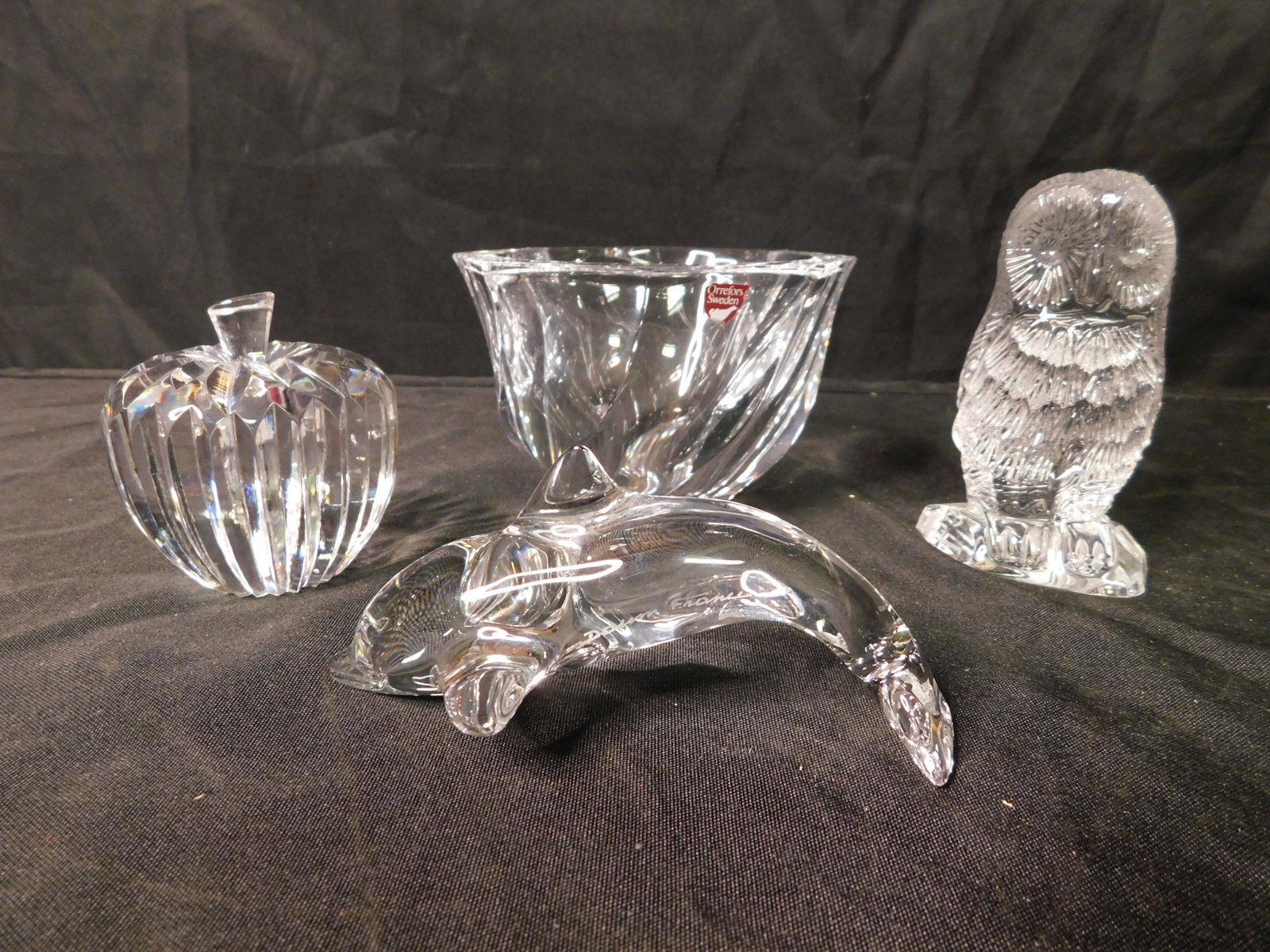 Lot of 4 Glass and Crystal Figurines (1 of 7)
