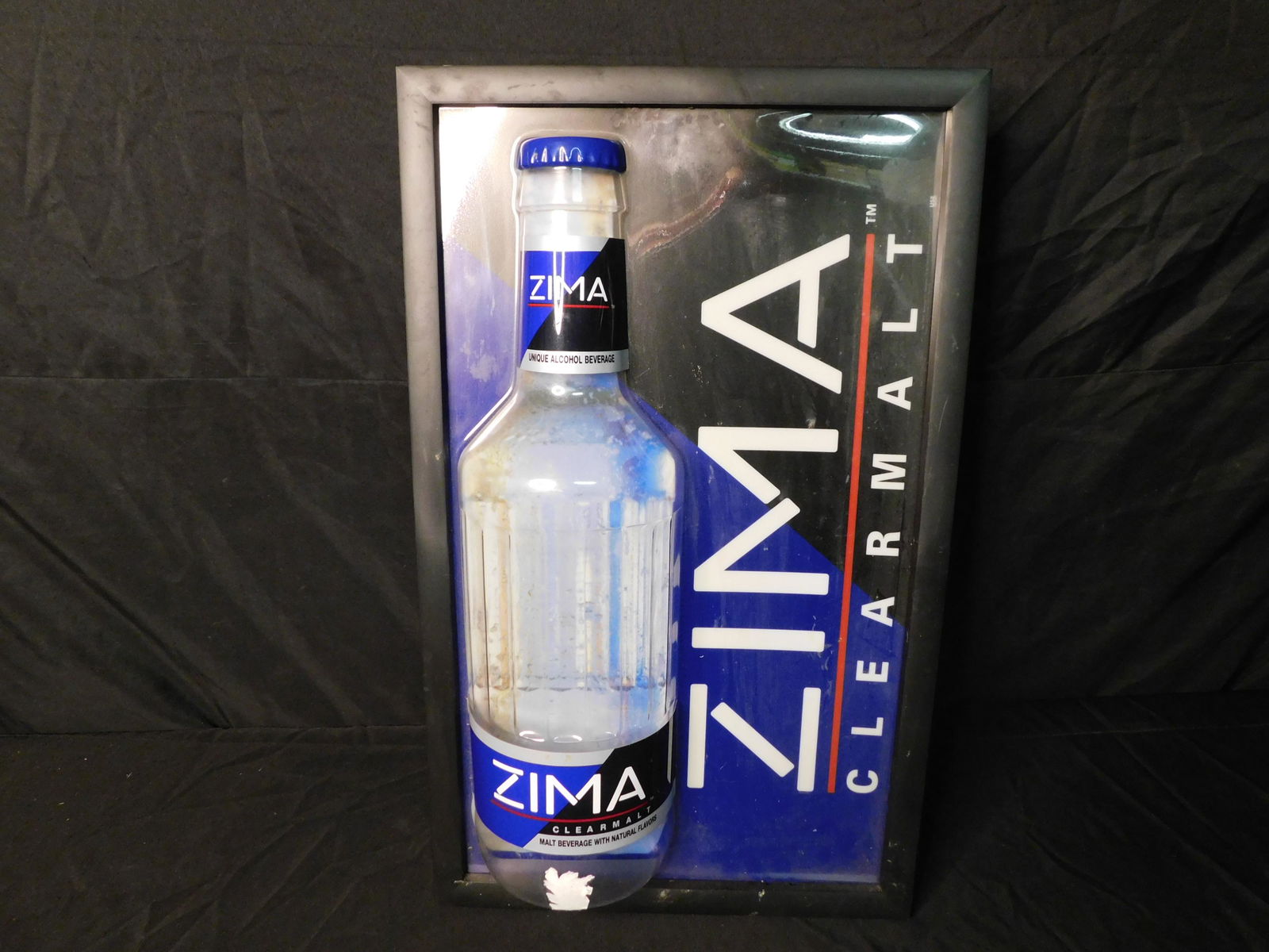 Zima Lighted Beer Sign (1 of 2)