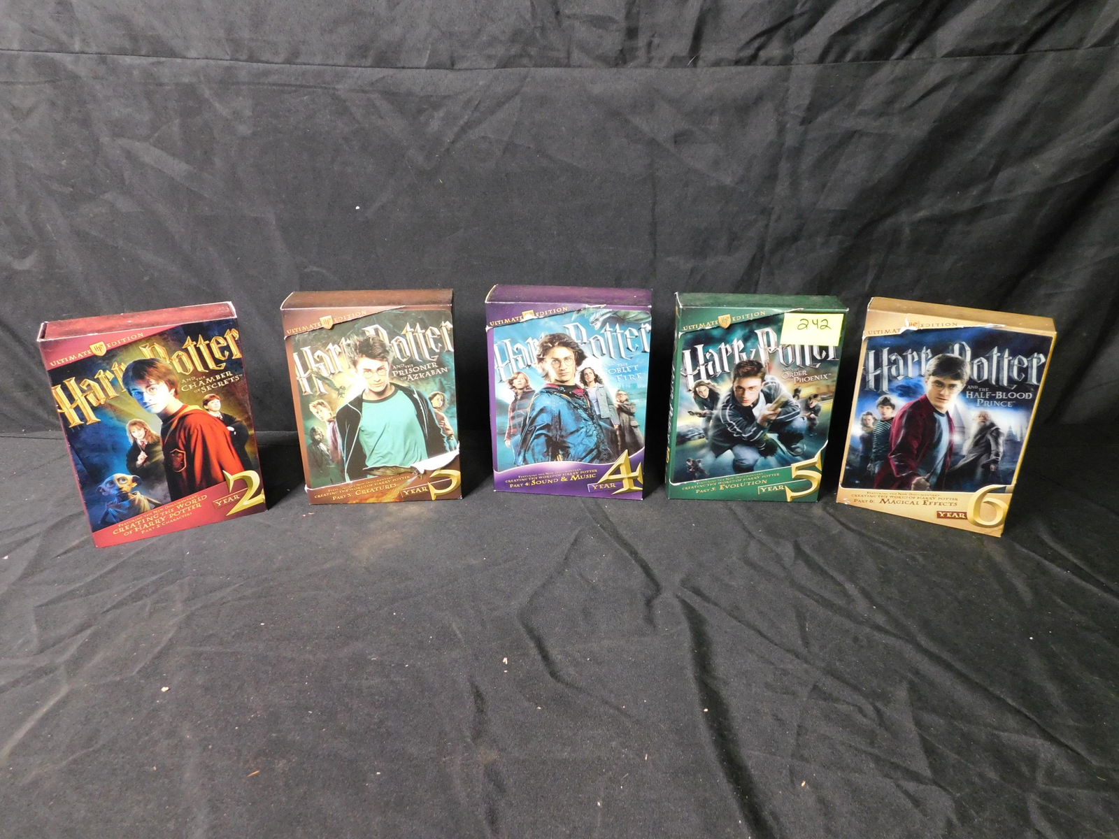 Lot of 5 Harry Potter Ultimate Edition DVD's (1 of 1)