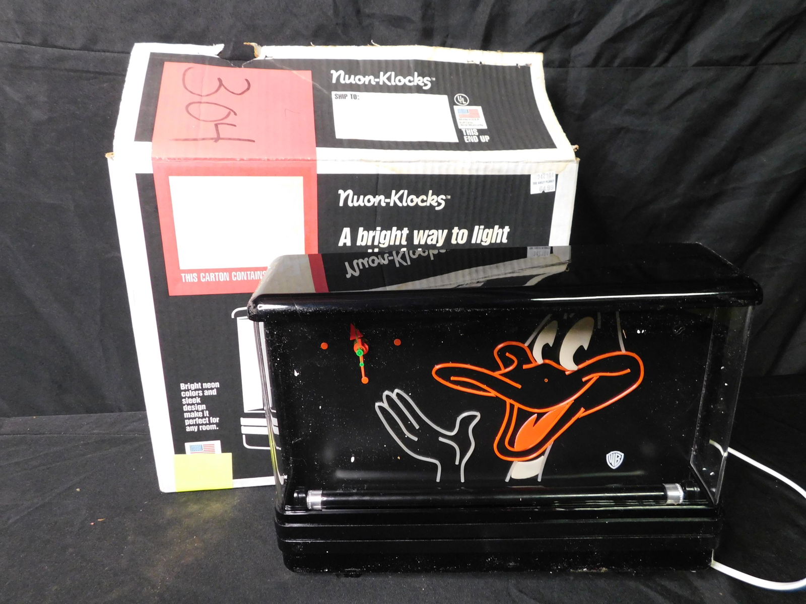 Neon Daffy Duck Clock (1 of 2)