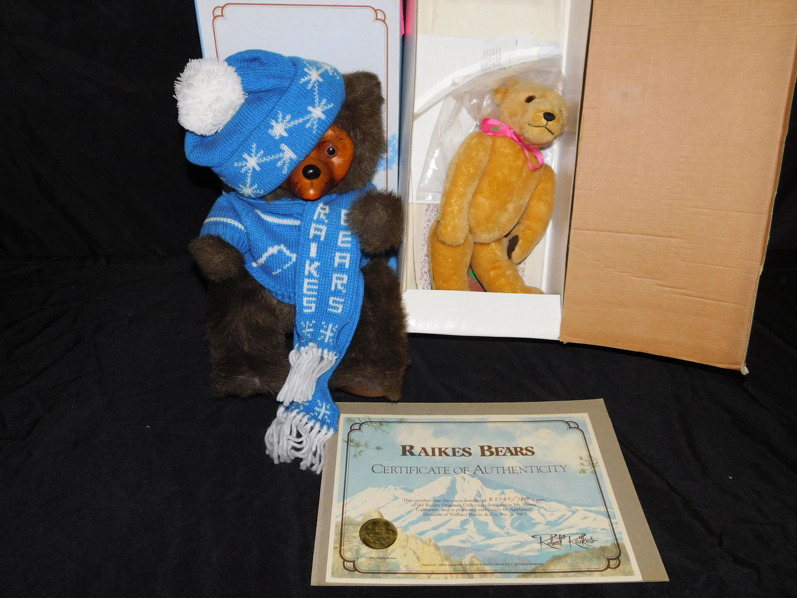 Lot of 2 Boxed Bears including Raikes (1 of 1)