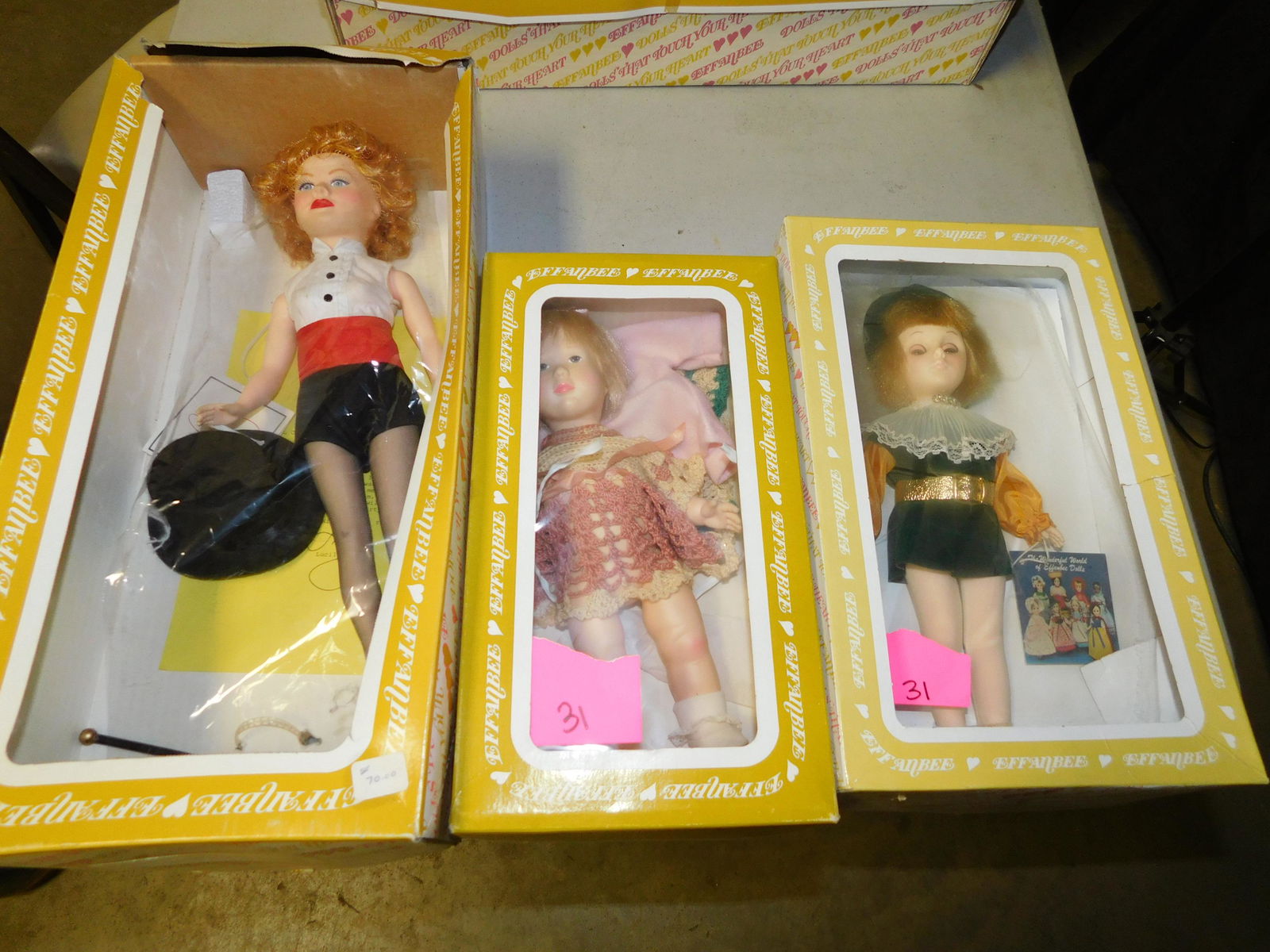 Lot of 3 Boxed Effanbee Dolls (1 of 1)