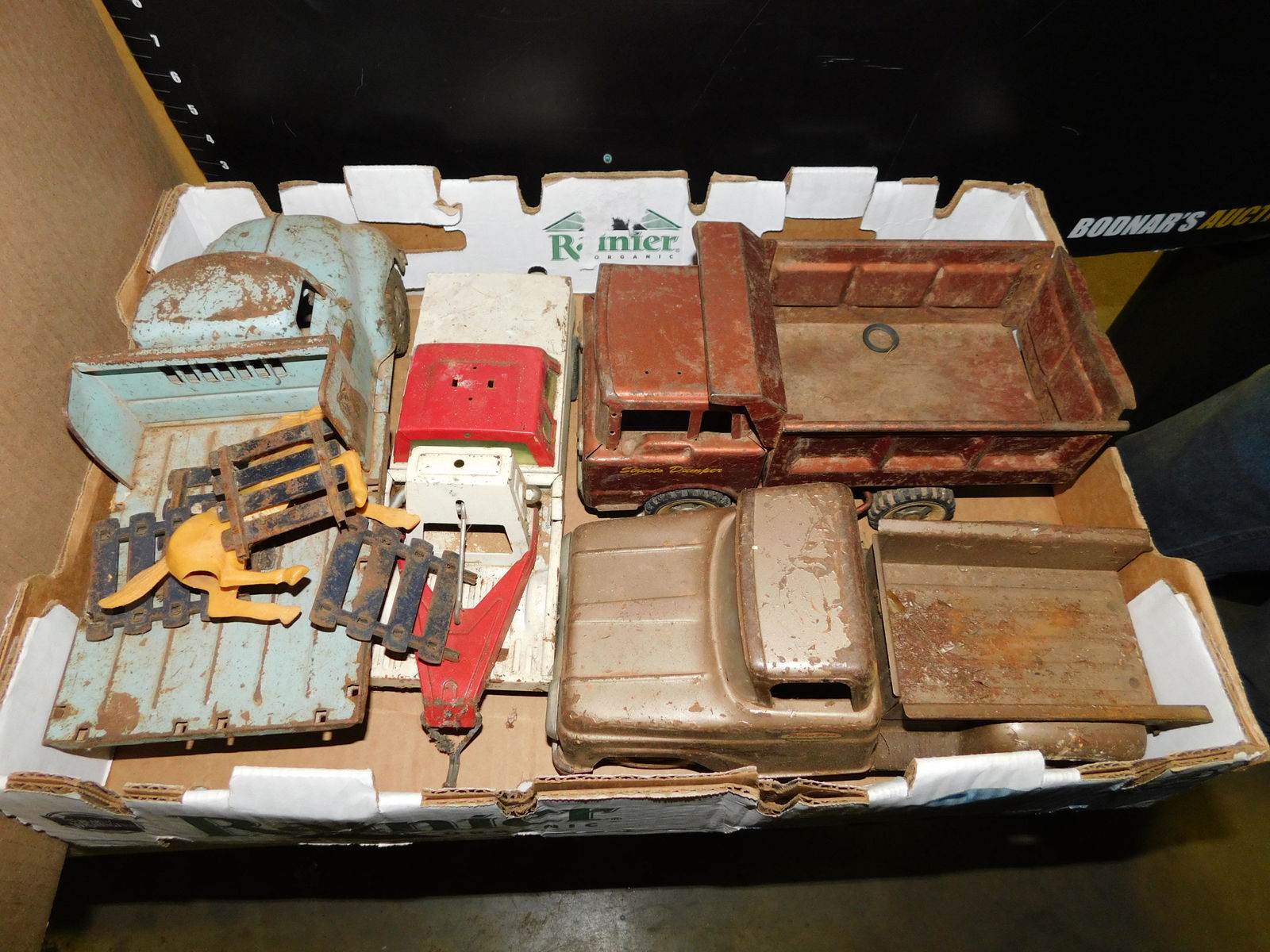 Box Lot of Pressed Steel Trucks (1 of 1)