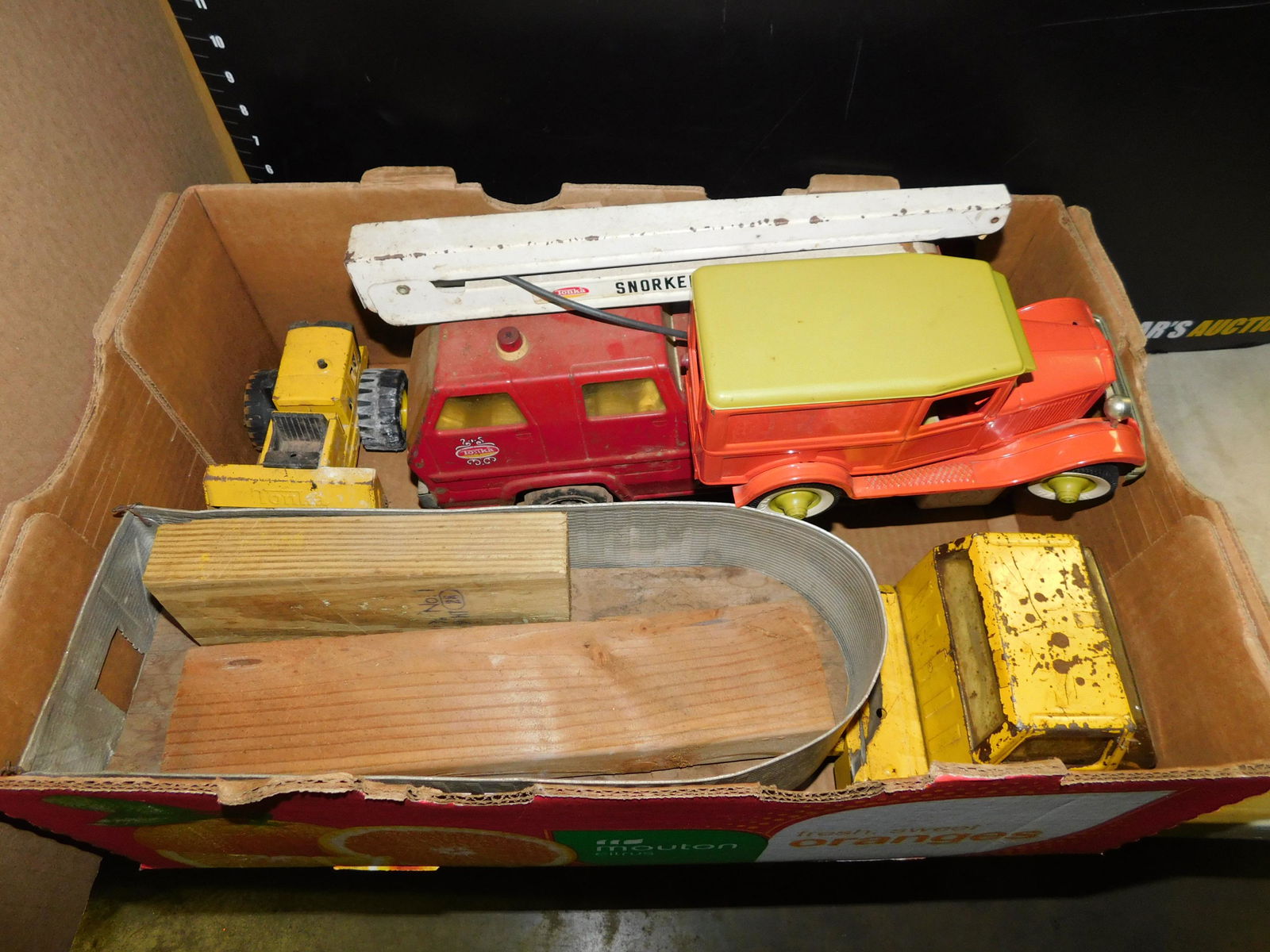 Box Lot of Pressed Steel Trucks (1 of 1)