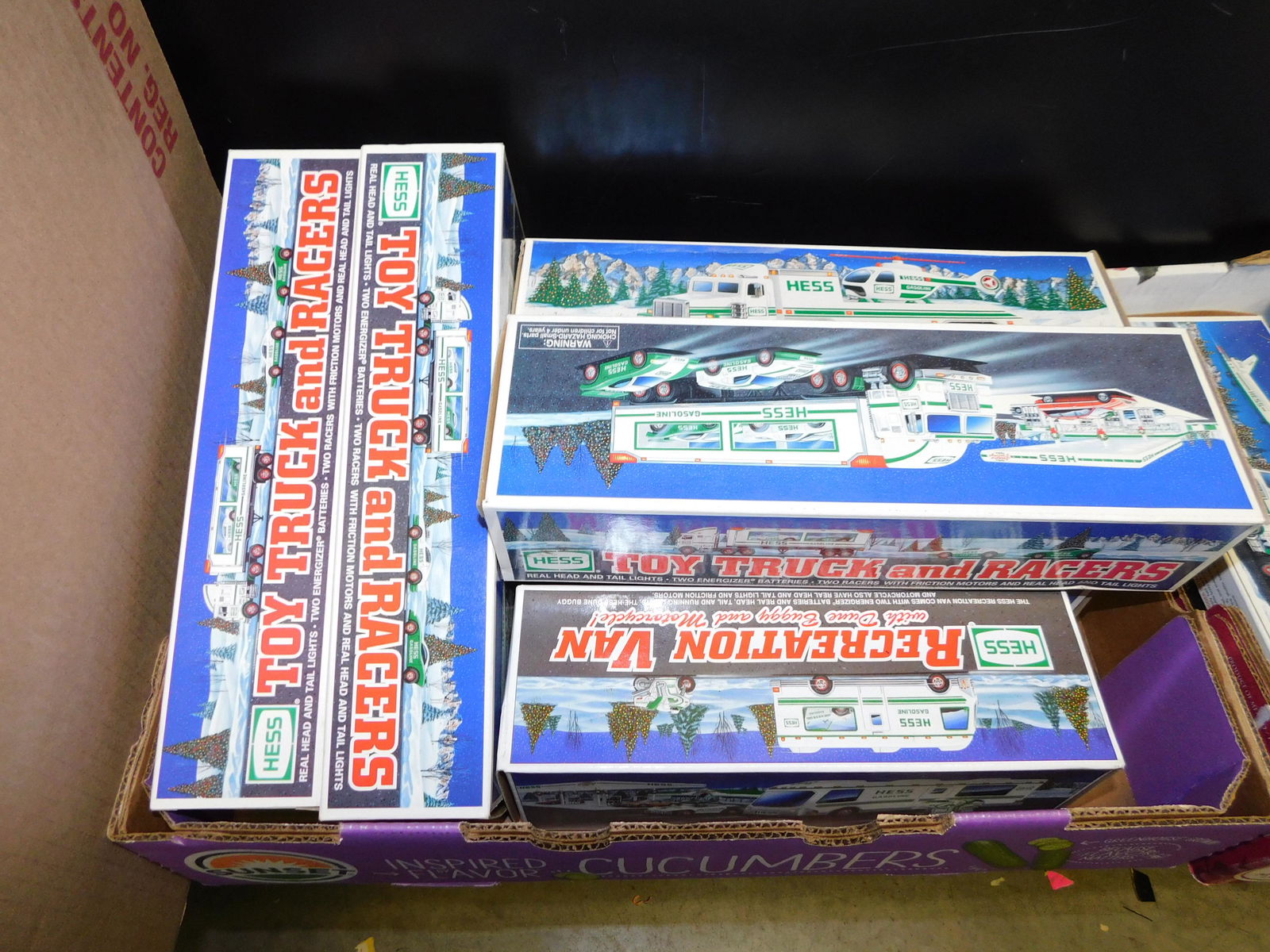 Lot of 7 Hess Trucks in Box (1 of 1)