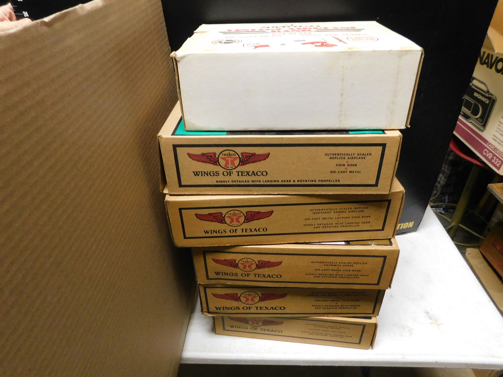 Lot of 6 Die-Cast Airplane Banks (1 of 1)