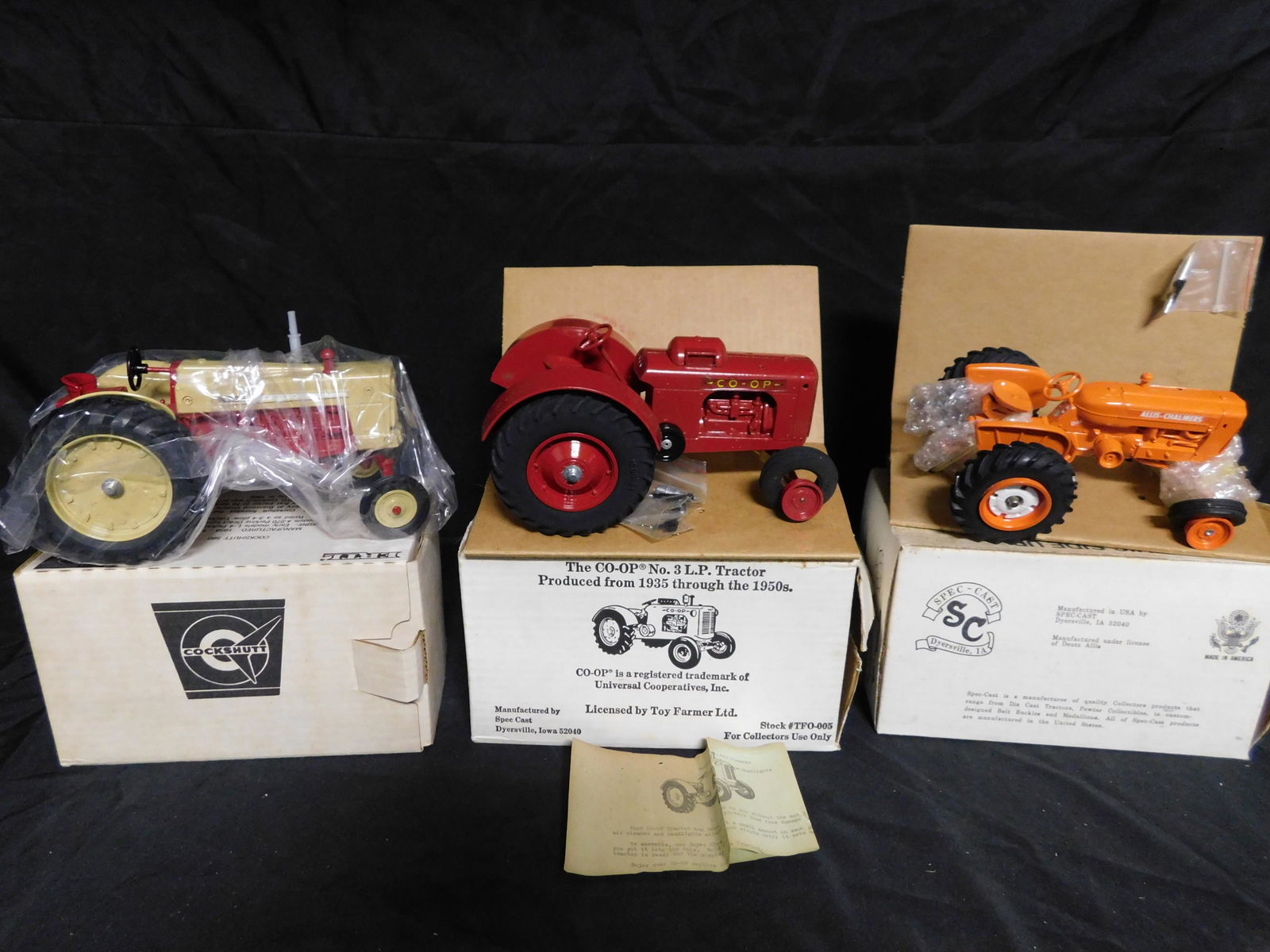 Lot of 3 Die-Cast Tractors (1 of 4)