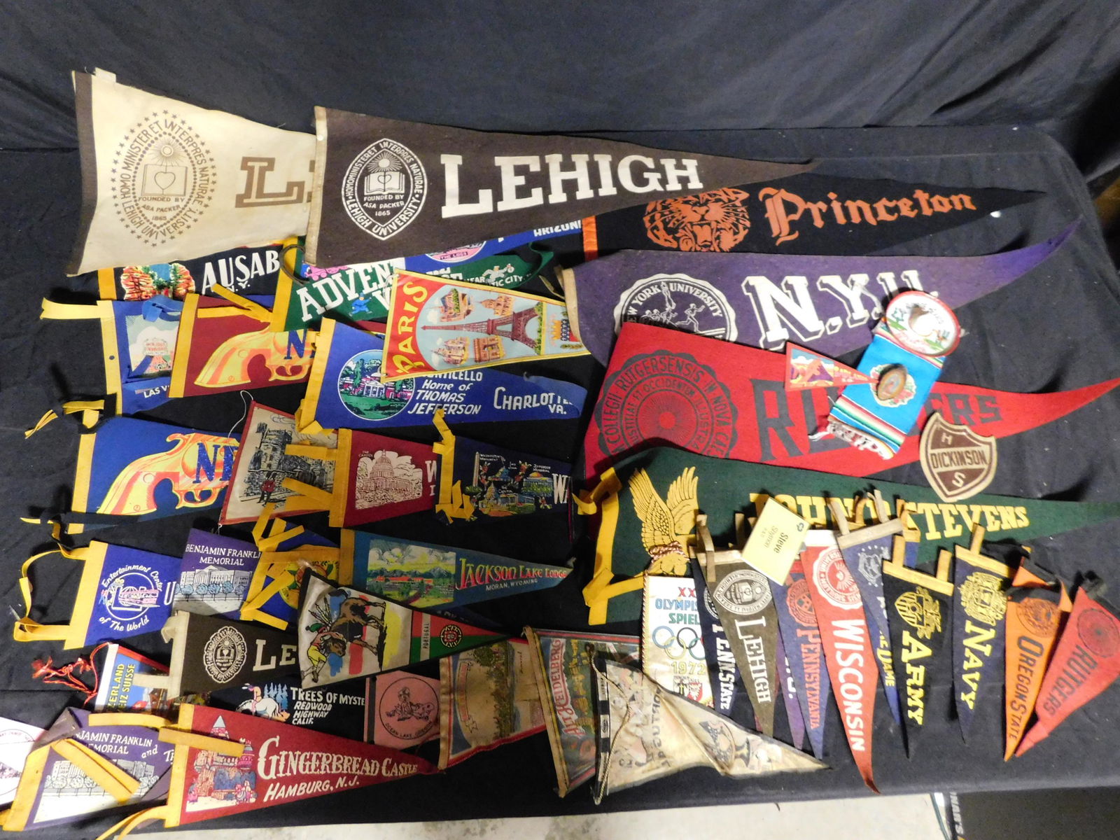 Lot of Souvenir Pennants (1 of 1)