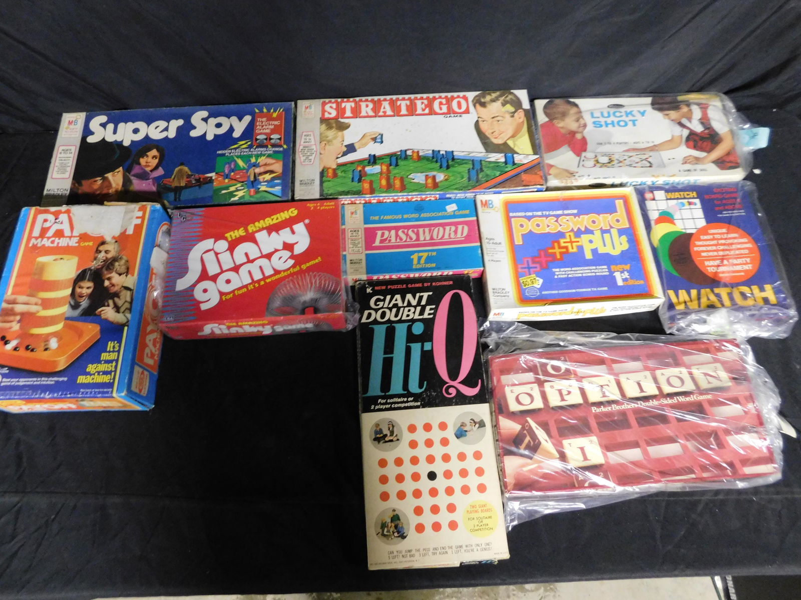 Lot of 10 Board Games: Lot of 10 Board Games including Password, Super Spy and More. This sale will be broadcast live on sale day with an auctioneer and caller calling full descriptions of each lot being sold, as well as vi