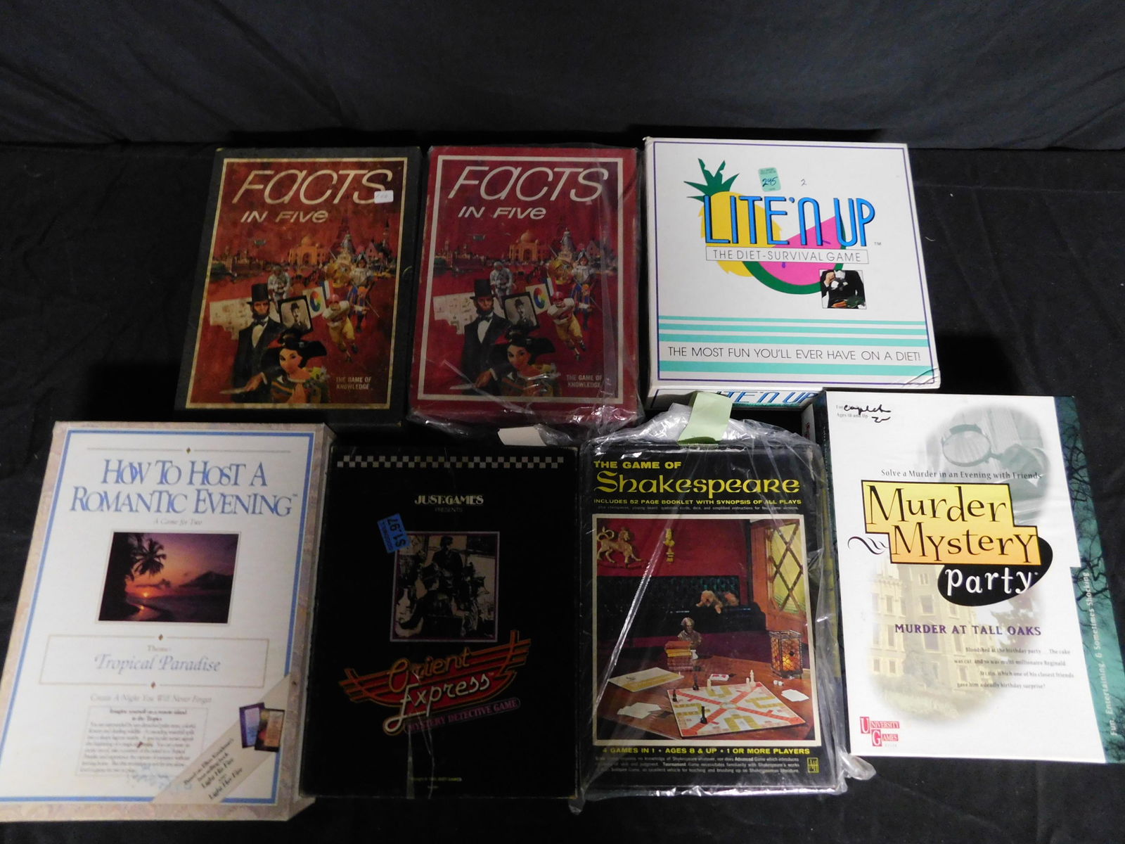 Lot of 7 Mystery, Trivia, and How-To Board Games (1 of 1)