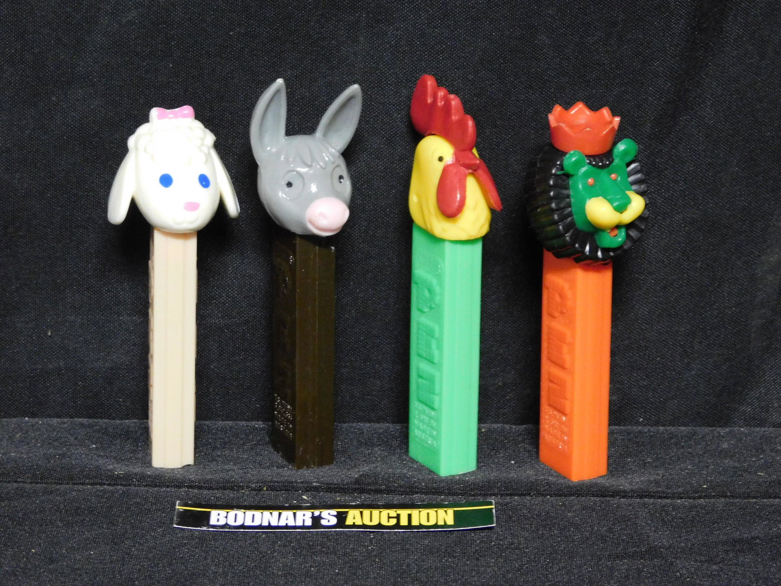 Lot of 4 Vintage Pez including Donkey Whistle (1 of 1)