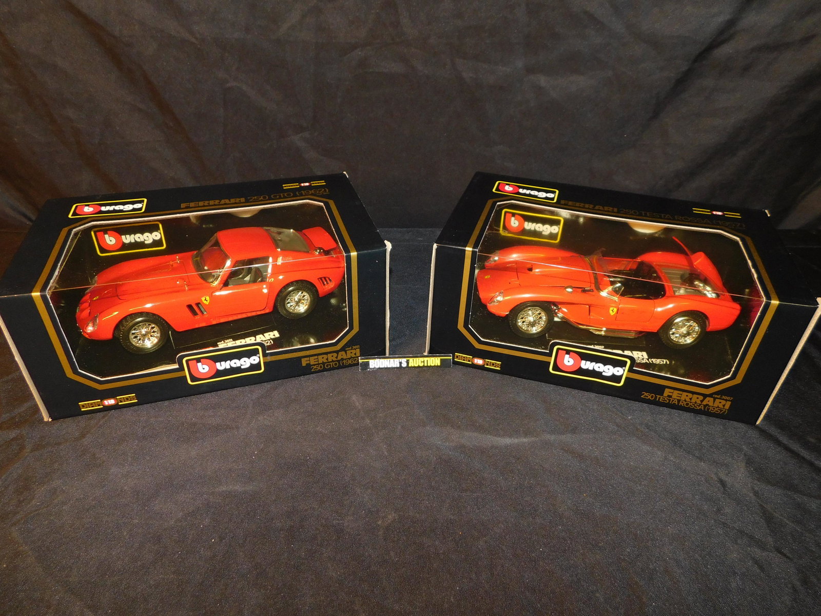 Lot of 2 Burago Ferrari Cars (1 of 3)
