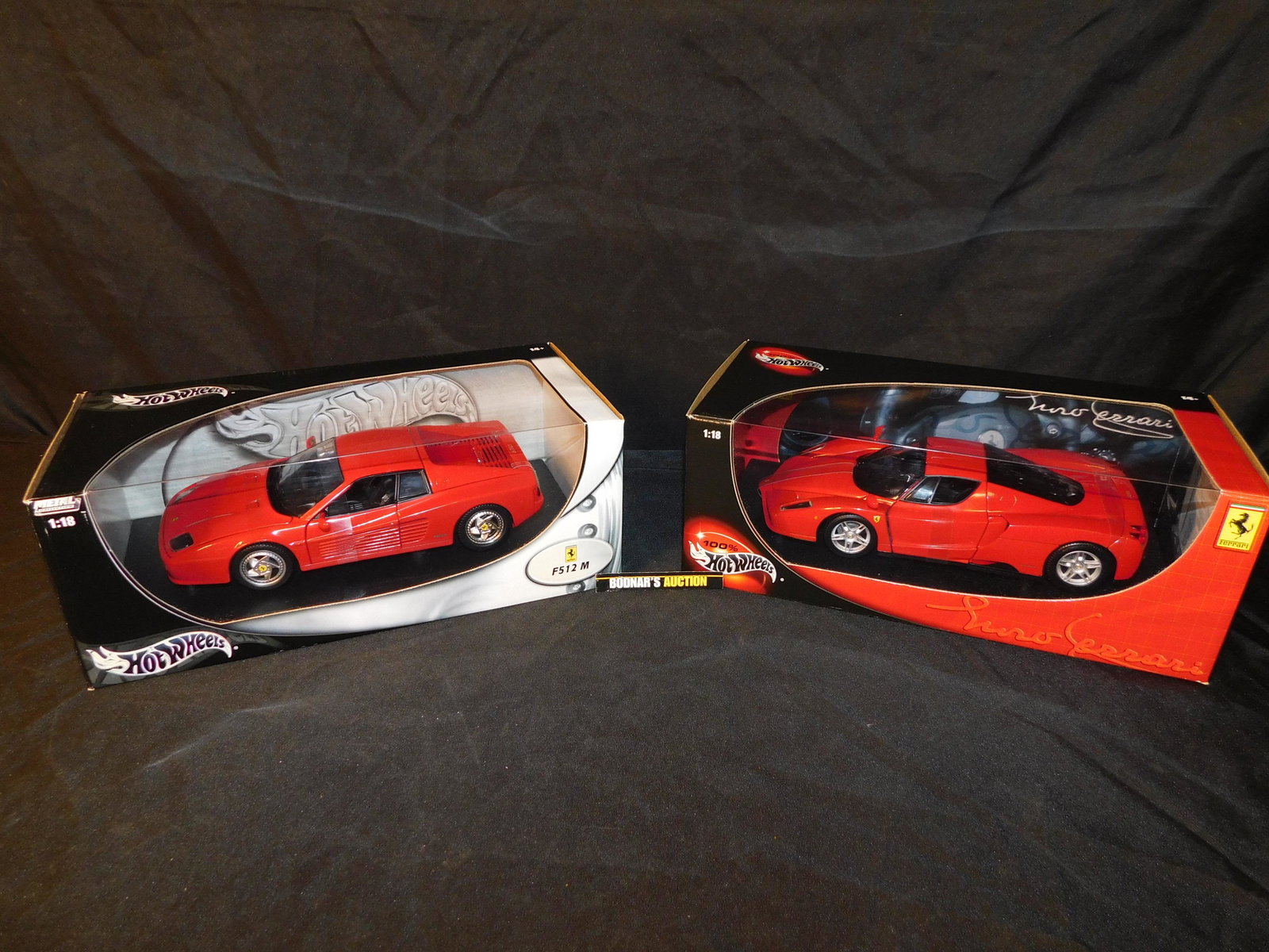 Lot of 2 Hot Wheels Ferrari Model Cars (1 of 3)