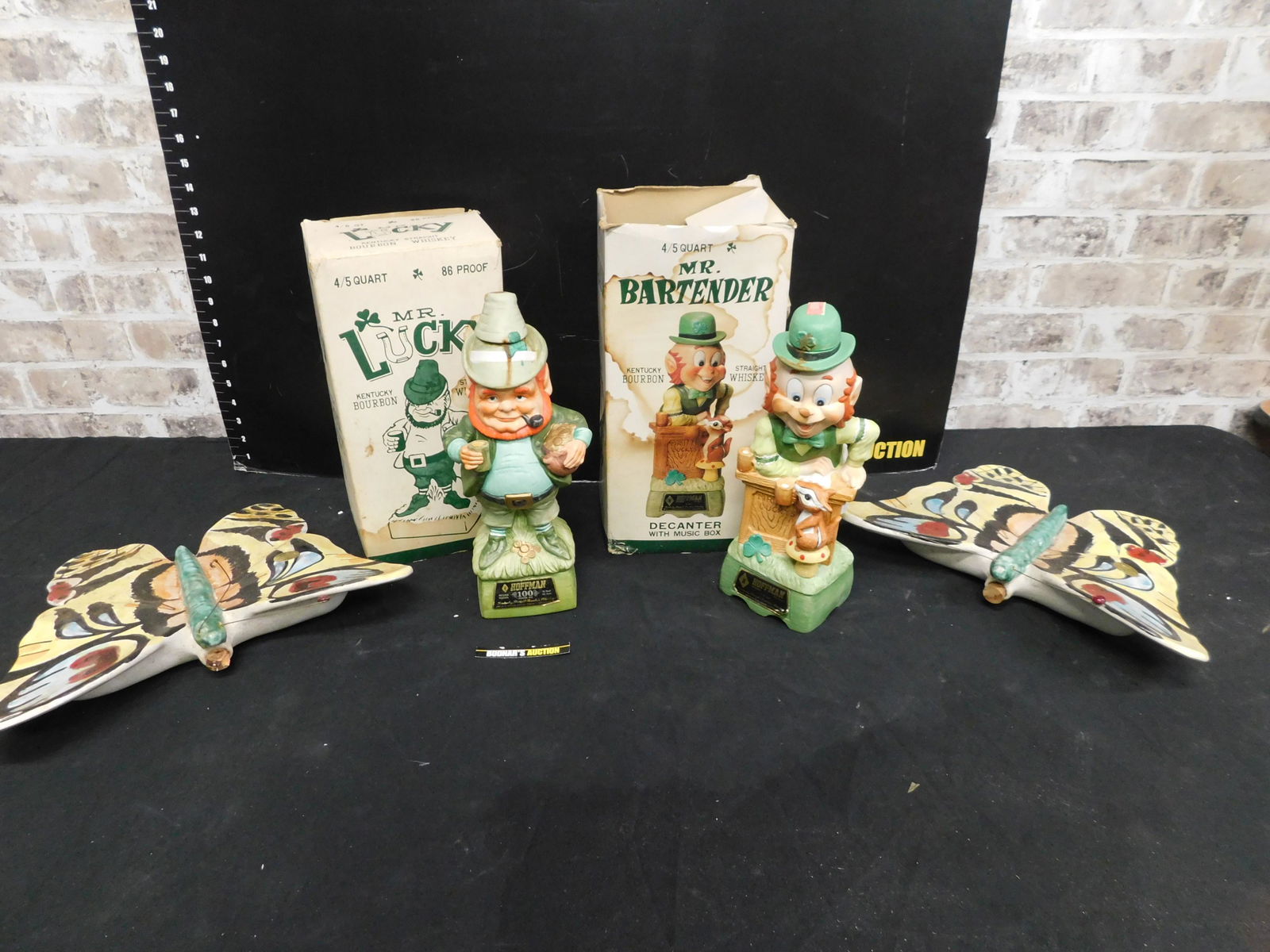 Lot of 4 Vintage Decanters (1 of 3)