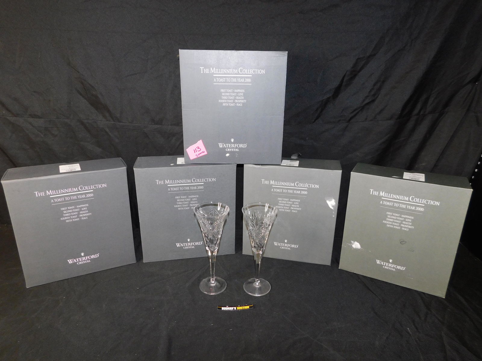 Lot of 5 Waterford Crystal The Millennium Collection (1 of 3)