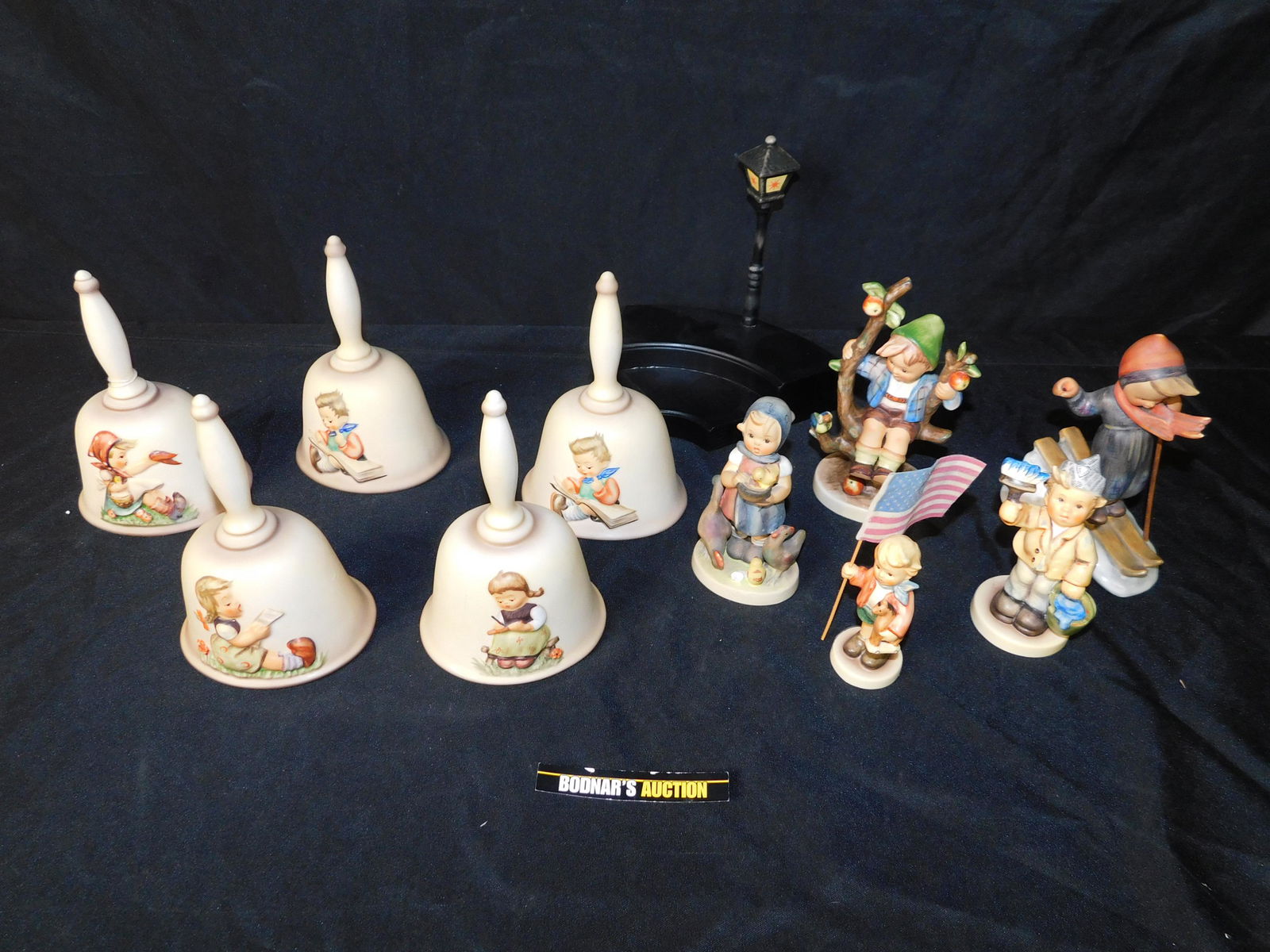 Box Lot with Hummel Figurines and Hummel Bells (1 of 4)