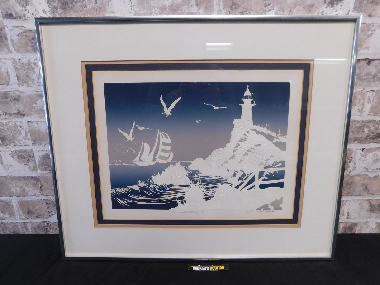 Lighthouse Artwork Signed by Ron William (1 of 3)