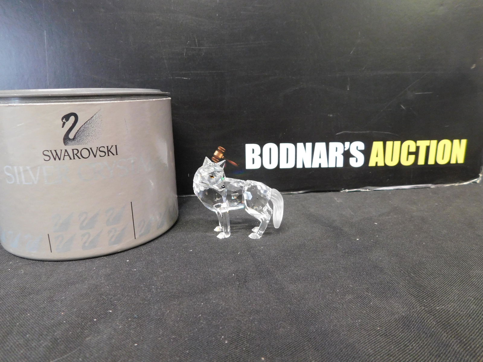 Swarovski Crystal Wolf Figurine (1 of 2)