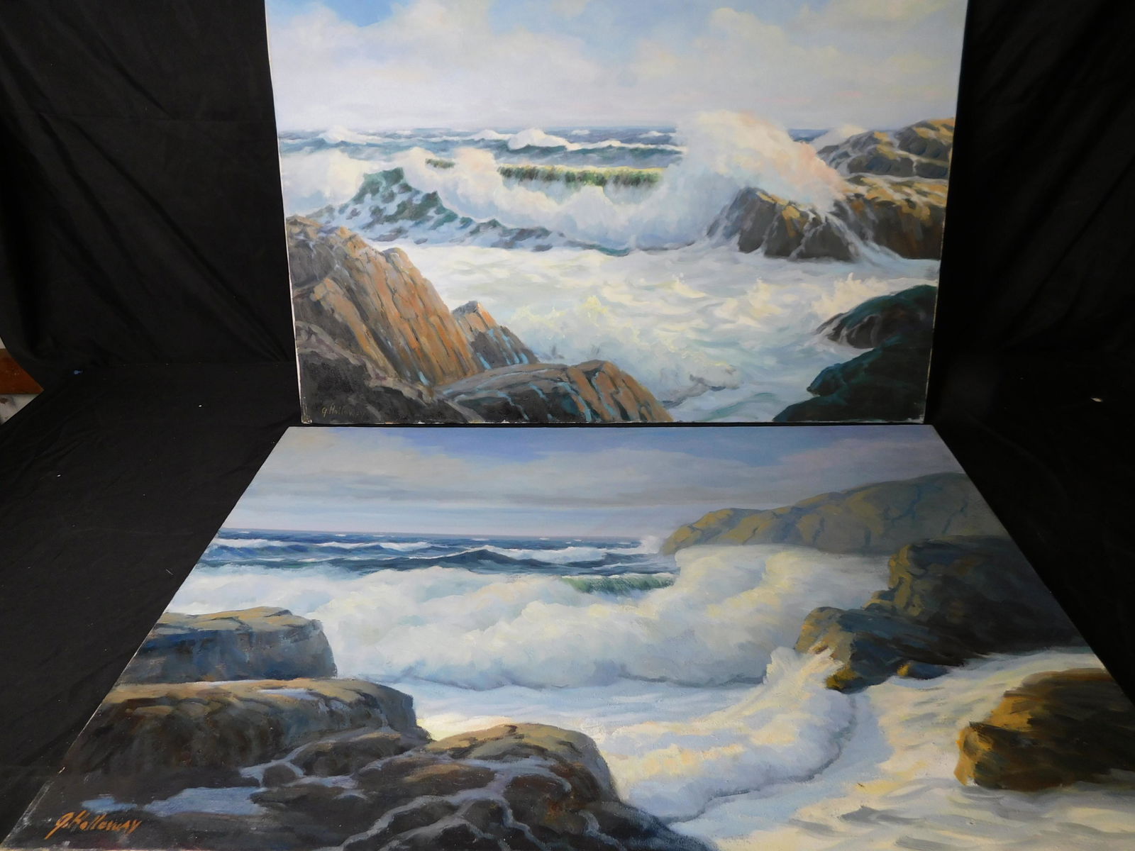 Local New Jersey Artist George Holloway Oil on Canvas (1 of 5)