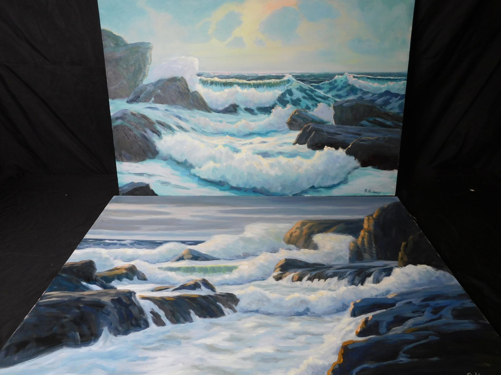 Local New Jersey Artist George Holloway Oil on Canvas (1 of 5)