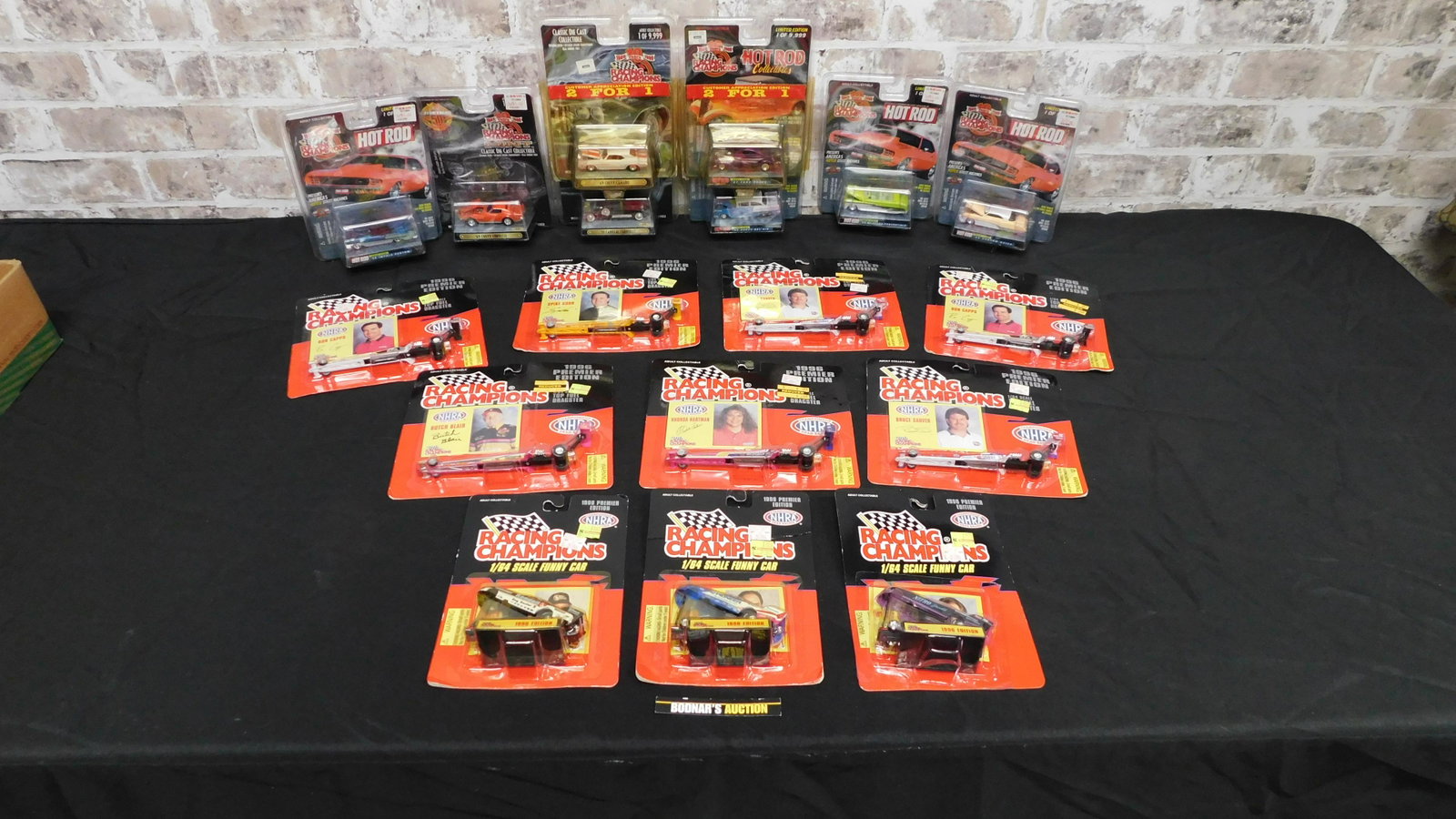 Lot of Racing Champions with NHRA and Hot Rods: Group Lot of Racing Champions Hot Rods and Racing Champions Funny Cars and NHRA. We are offering contact-less pick ups at our South Brunswick location by APPOINTMENT ONLY on the Friday, Saturday, Mond