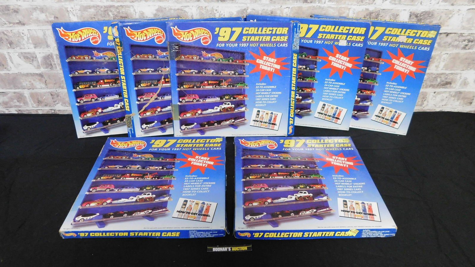 Lot of 7 Hot Wheels '97 Collector Starter Cases (1 of 3)